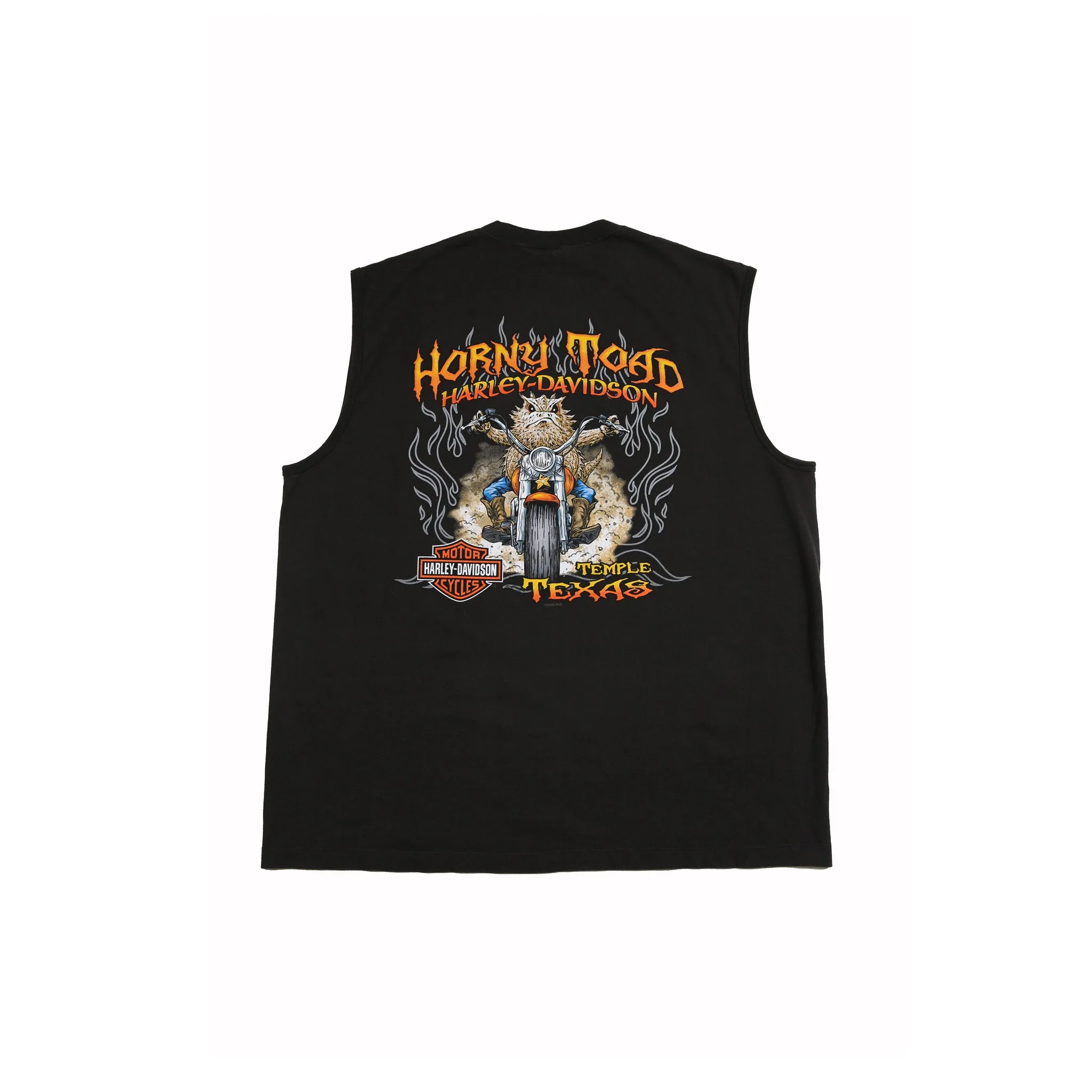 Harley Davidson "Horny Toad" Sleeveless Muscle Tee (XL)