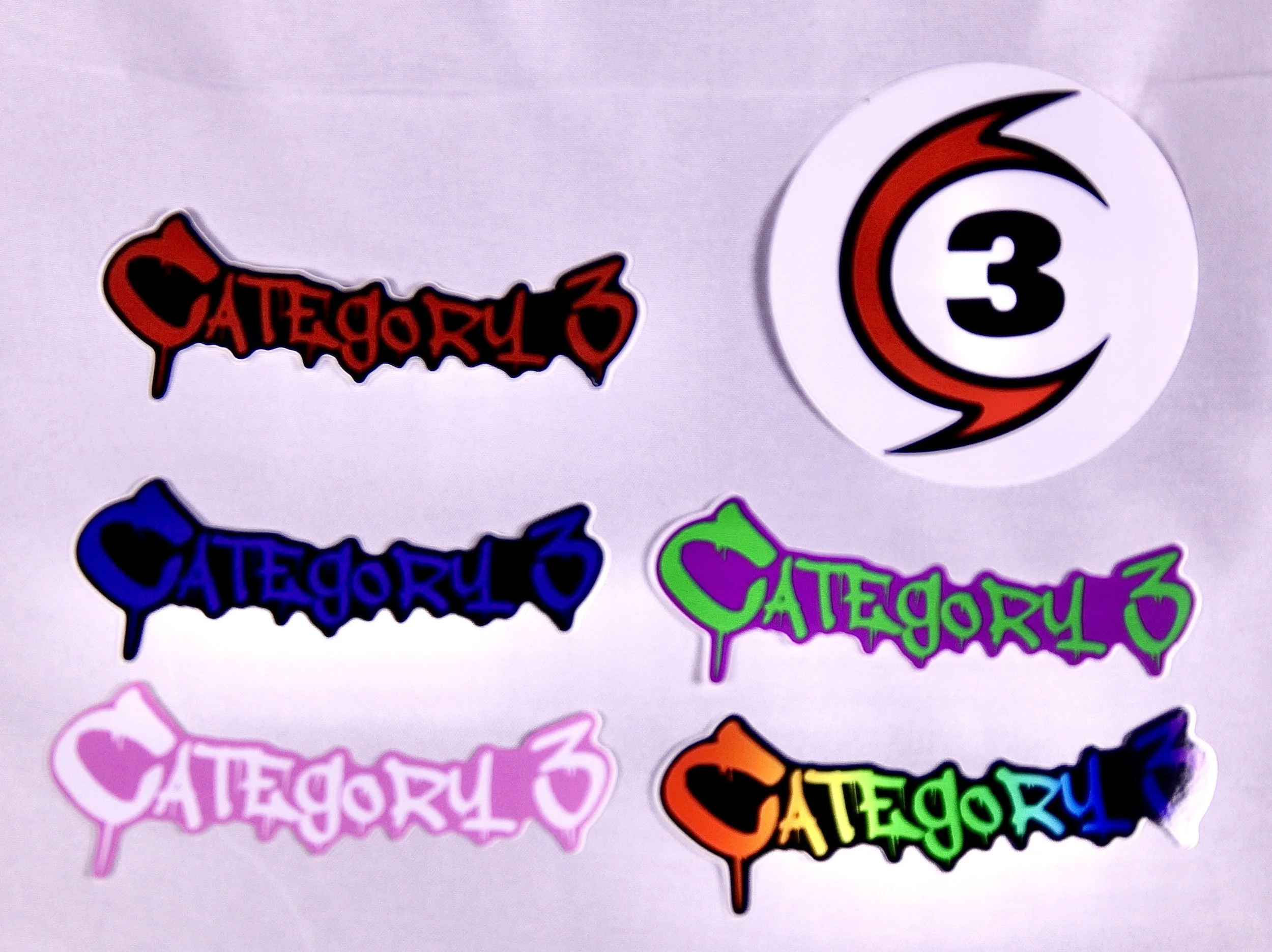 Category 3 stickers