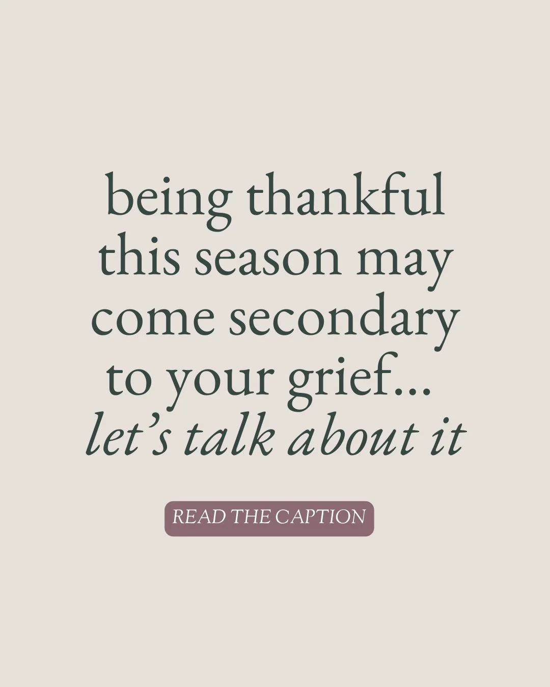 As we step into Thanksgiving (in the U.S.)&mdash;and really, into the holiday season as a whole&mdash;the pressure to feel thankful and joyful shows up everywhere.

I&rsquo;ll never forget the bitterness I carried into my first holiday season after m