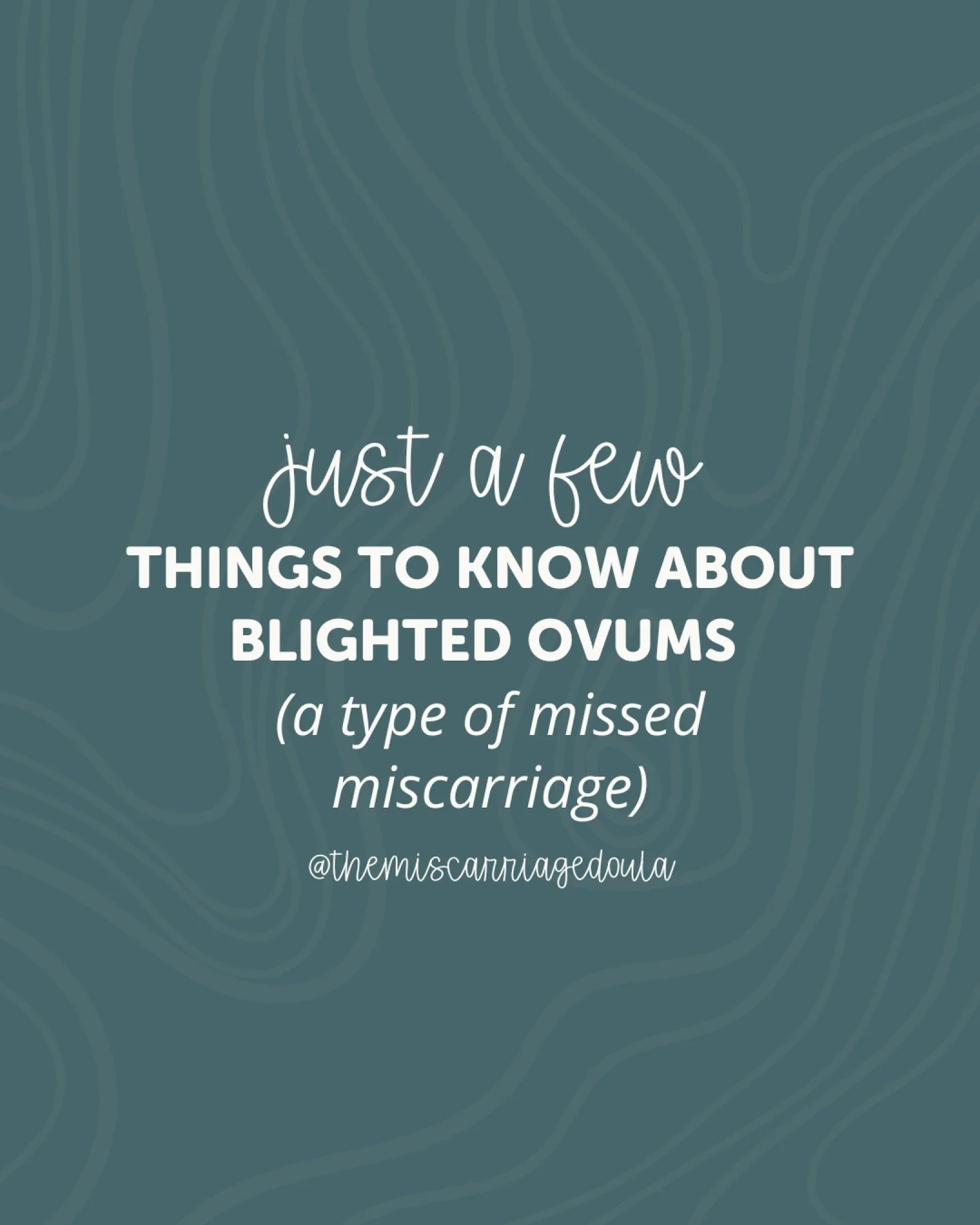 If you've ever experienced a blighted ovum, you may have felt this confusion around terminology and where your pregnancy had developed to at the time of your loss.

Both of my missed miscarriages were labeled as "potential blighted ovums" b