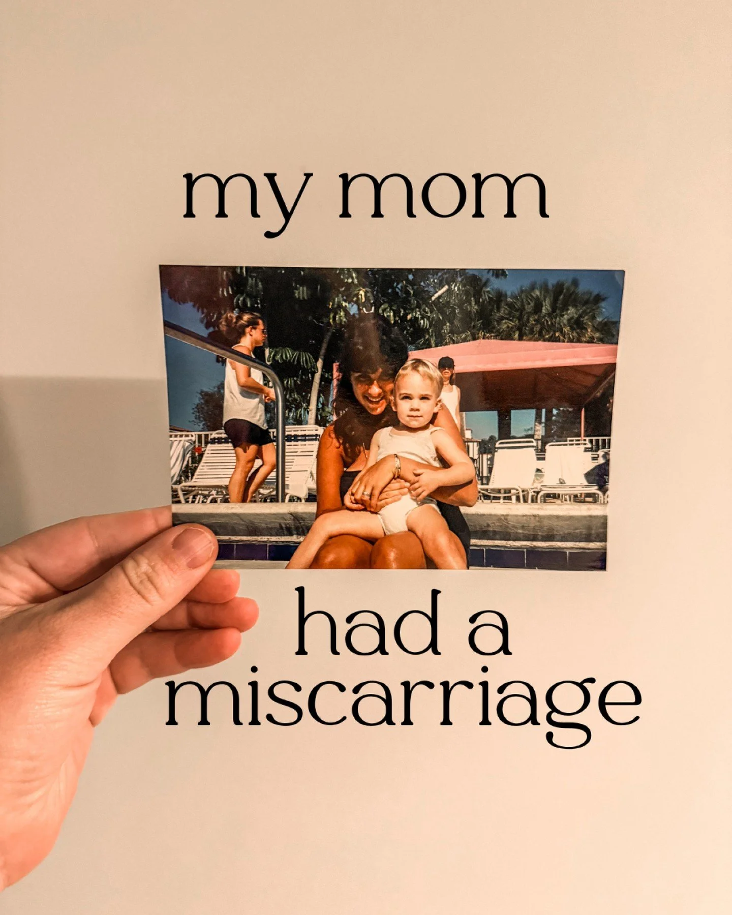My mom had a miscarriage 💔

When I look back on the moments that have shaped who I am, my mom&rsquo;s miscarriage comes up often.

I&rsquo;ve always had a rocky relationship with my mom but the parallel of her having a miscarriage of her middle chil
