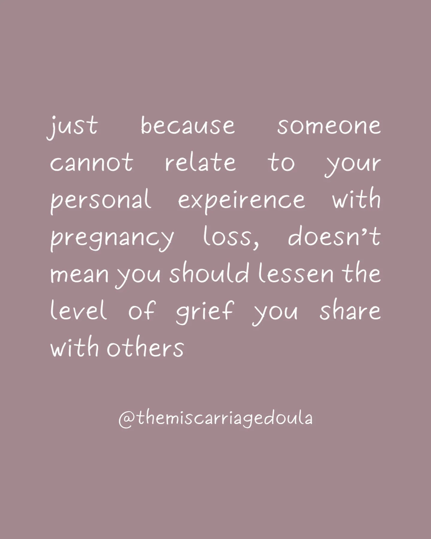 There are so many people in the pregnancy loss community that feels like no one understands their grief. Sometimes when we talk about pregnancy loss, we are met with comments/questions like:
⭐ at least you know you can get pregnant
⭐ at least you wer