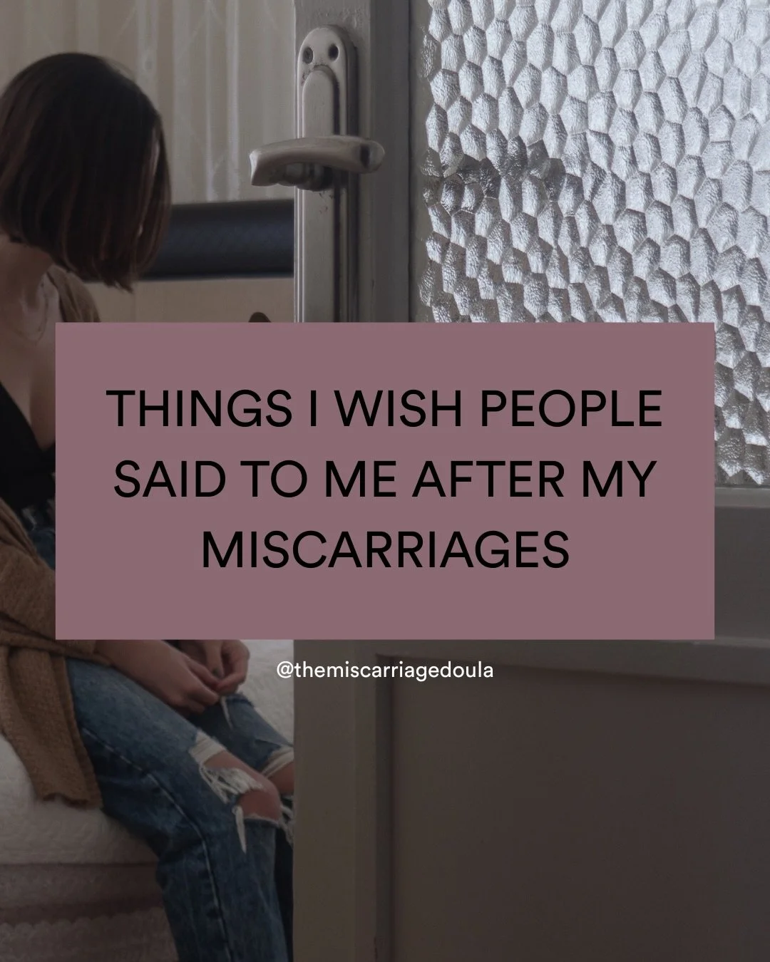 Raise your hand if you&rsquo;ve had someone say one of the following:

🙋&zwj;♀️ &ldquo;At least you know you can get pregnant&rdquo;
🙋🏽&zwj;♀️ &ldquo;You can always try again. It&rsquo;s not likely to happen next time&rdquo;
🙋🏼&zwj;♀️ &ldquo;It 