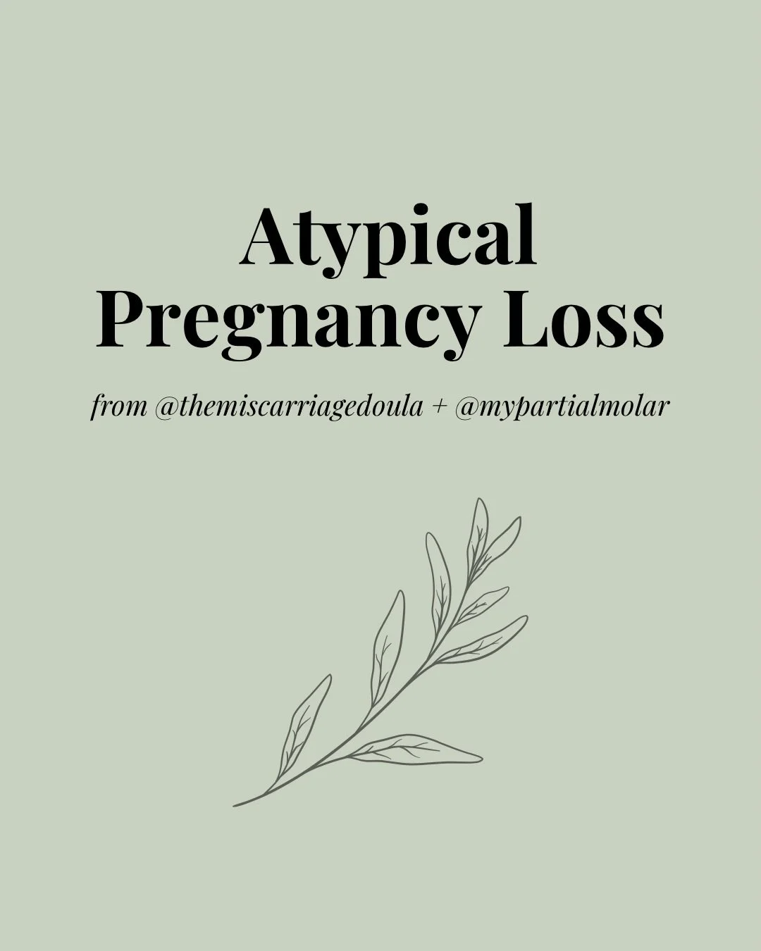 If you&rsquo;ve experienced a molar pregnancy or a blighted ovum &mdash; this post is for you ✨ Pregnancy losses that have confusing definitions or details can leave us feeling that lack of validation.

I&rsquo;ve partnered with @mypartialmolar to ta