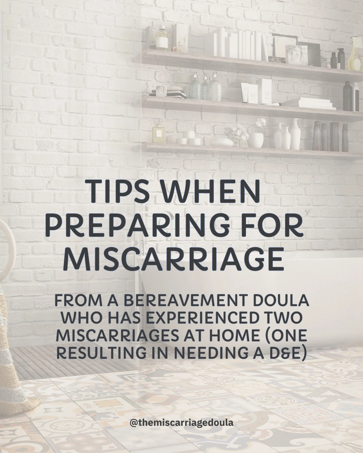 When I went through my first miscarriage, someone told me to buy adult diapers. I laughed because the thought of wearing diapers under the age of 80 seemed absurd.

And then my miscarriage happened at home, in the middle of the night, and I sent my p