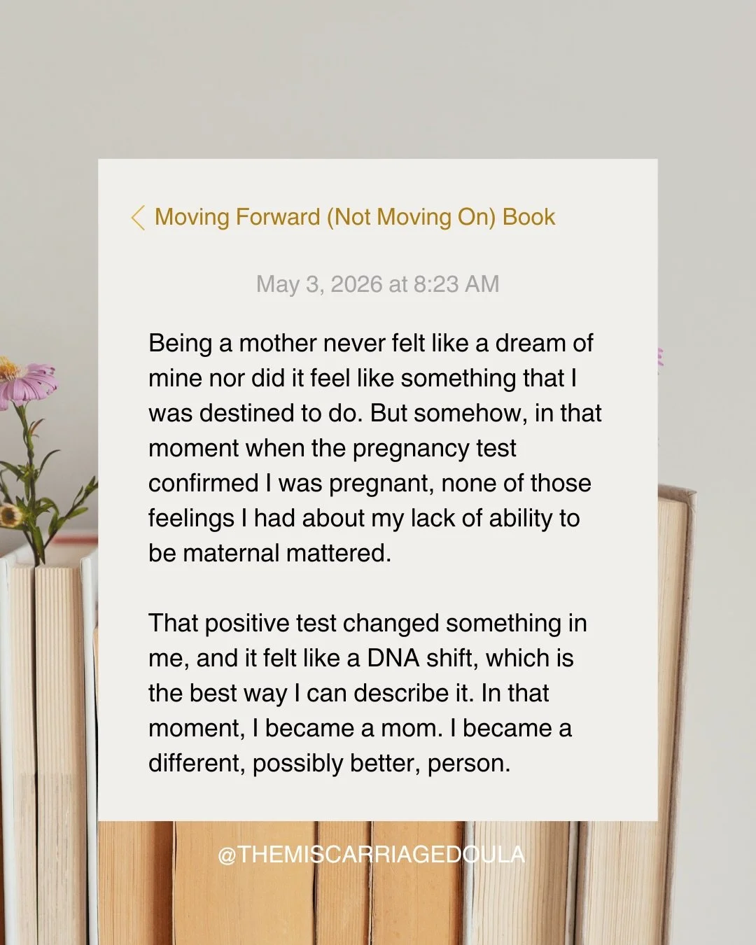 I spent 18 months feels anxious about getting pregnant while simultaneously wanting a positive pregnancy test. There were nightmares around pregnancy, I was afraid of giving birth, and when we weren&rsquo;t conceiving for so long &mdash; I thought it