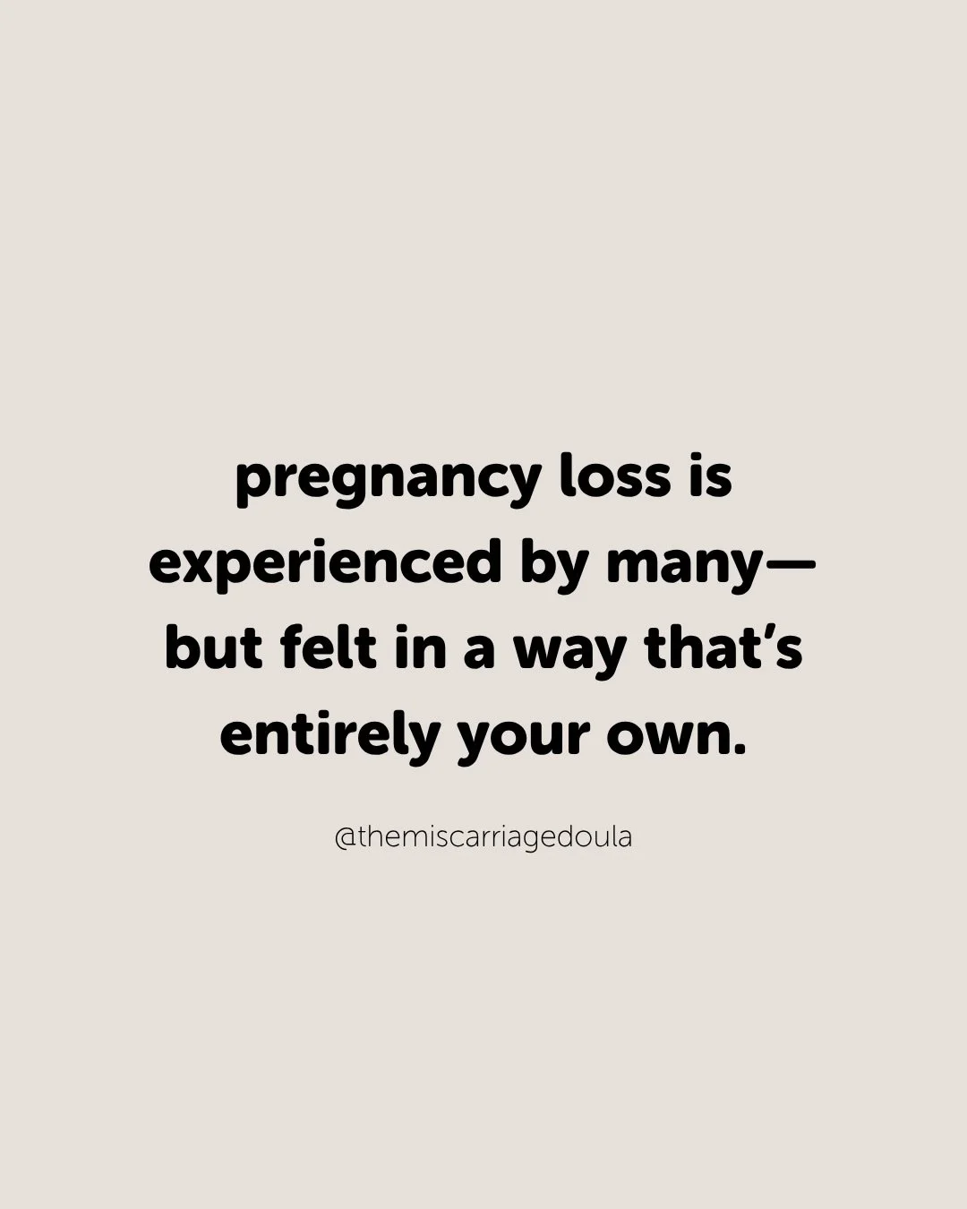 in the grief space, most professionals don&rsquo;t know what to do with the specific grief that comes with losing a pregnancy or a baby during a pregnancy because each person will handle the grief differently, feel differently about this experience, 