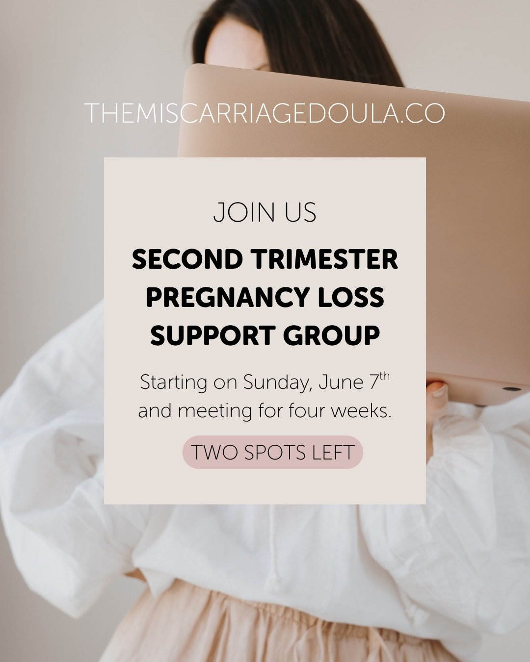 We have two spots available in our upcoming support group for women who have suffered pregnancy loss (and baby loss) during the second trimester of pregnancy.

It&rsquo;s a group that we wish didn&rsquo;t exist but we know that it&rsquo;s necessary a