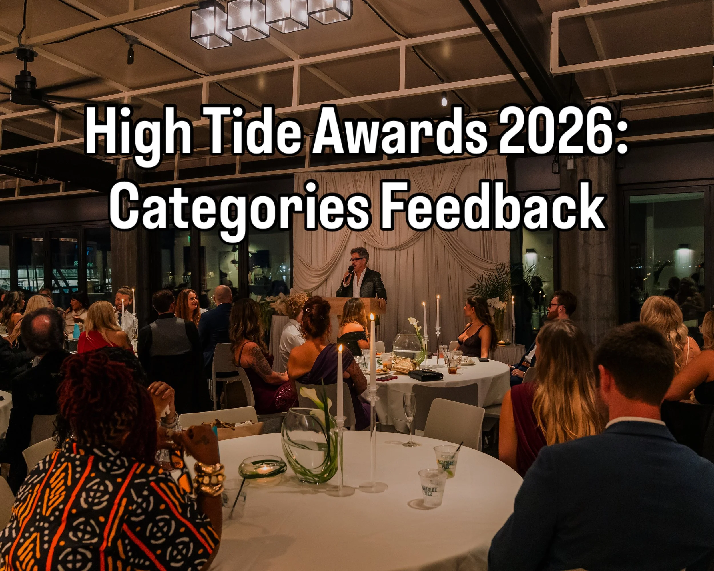 🌊 We want to hear from YOU!

As we start thinking about next year&rsquo;s High Tide Beauty Awards, we&rsquo;d love your feedback on our award categories. 🏆✨

Were there any categories you loved this year? Any you&rsquo;d change? Or is there a categ