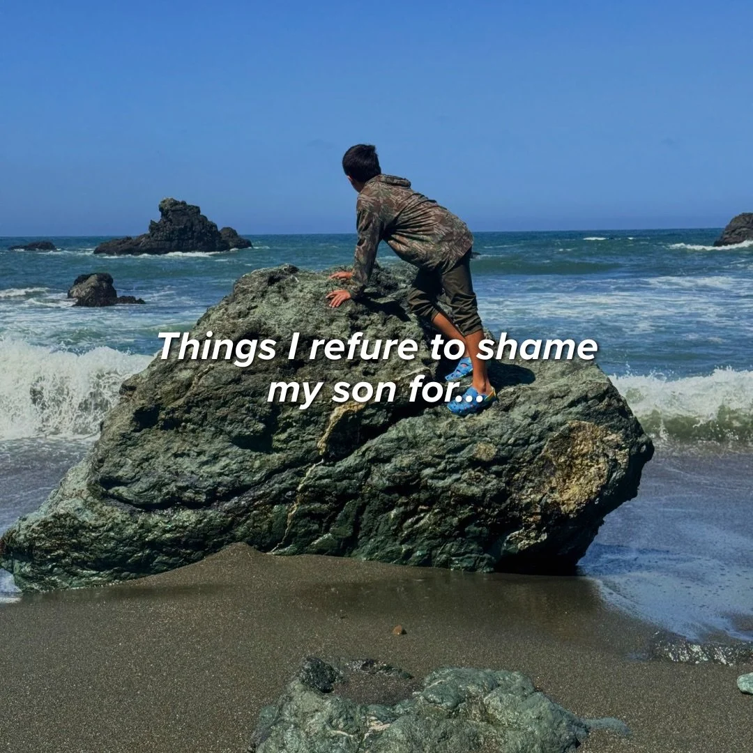 Some of the qualities I hope never leave my son are the very things some people would tell him to tone down.

Somewhere along the way, a lot of boys started receiving the message that parts of who they are needed to be toned down, hidden, or apologiz