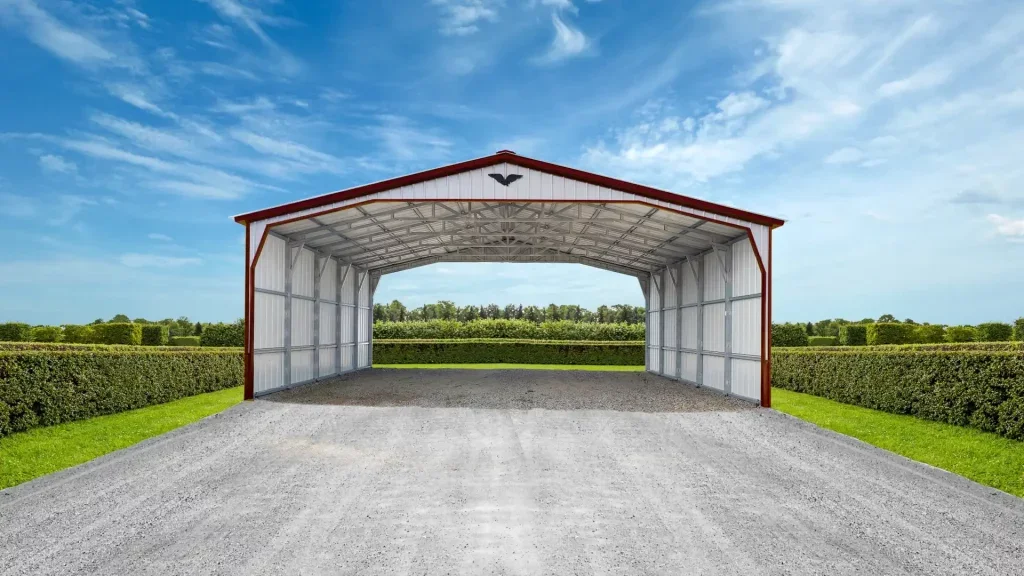34x25x11 Metal Commercial Building - Vertical Roof