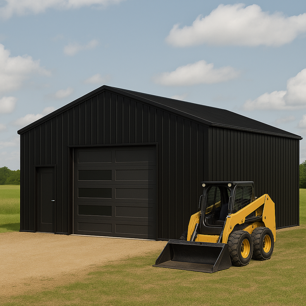 Agricultural - Black on Black Building - Elite Metal Buildings.png