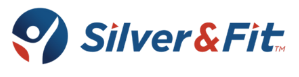 SILVER and FIT logo with a stylized fitness icon.