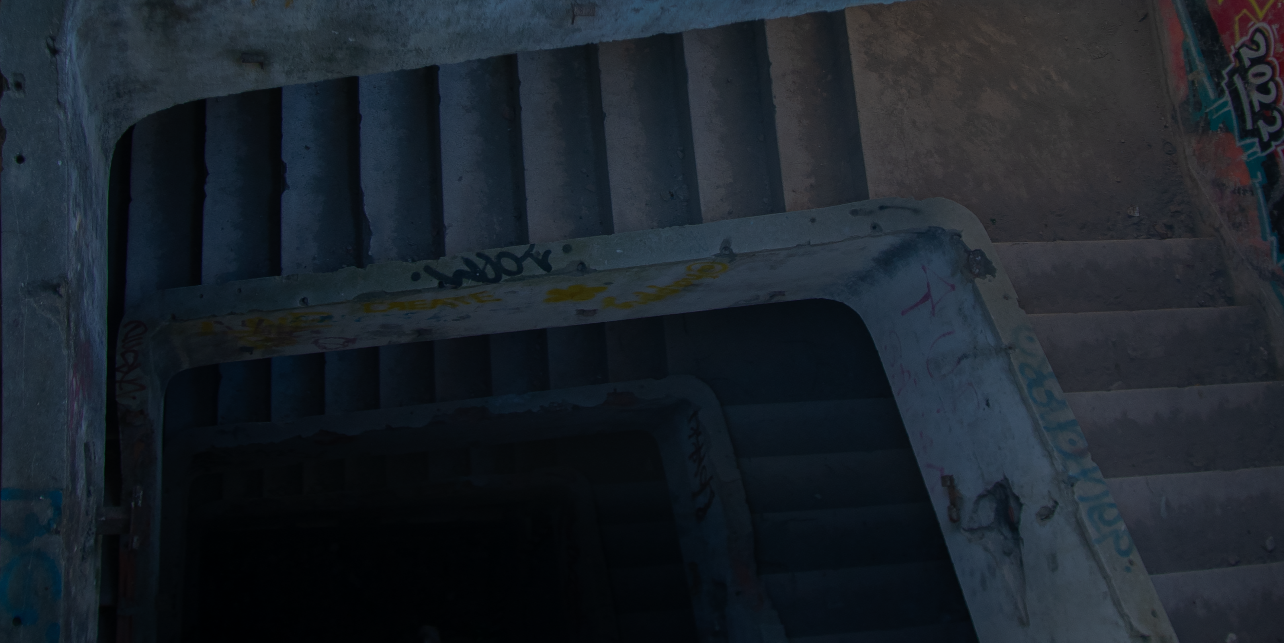 stairs in a lost place