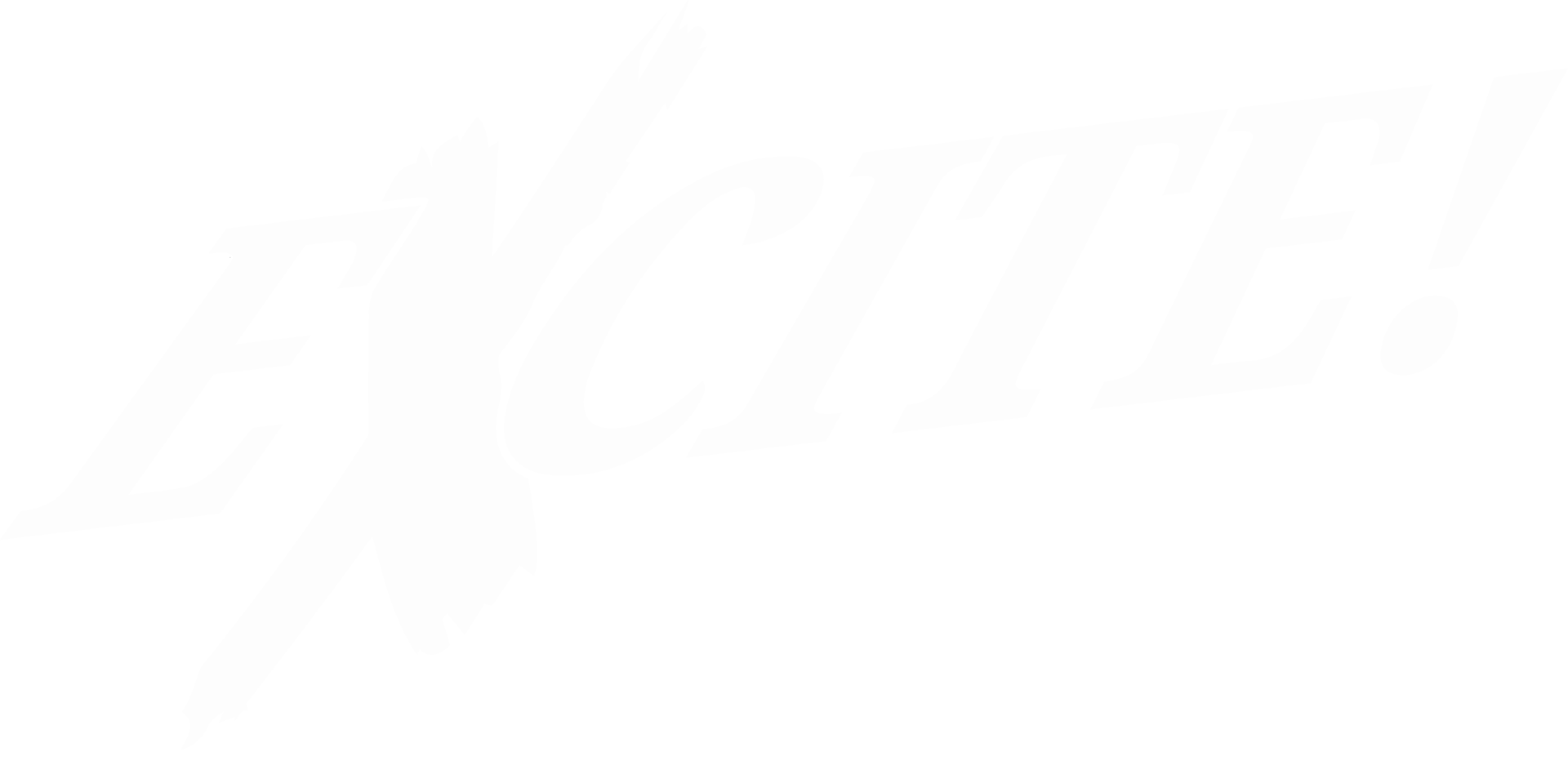 Logo for E-City Garage with stylized text and a graphic of a toque.