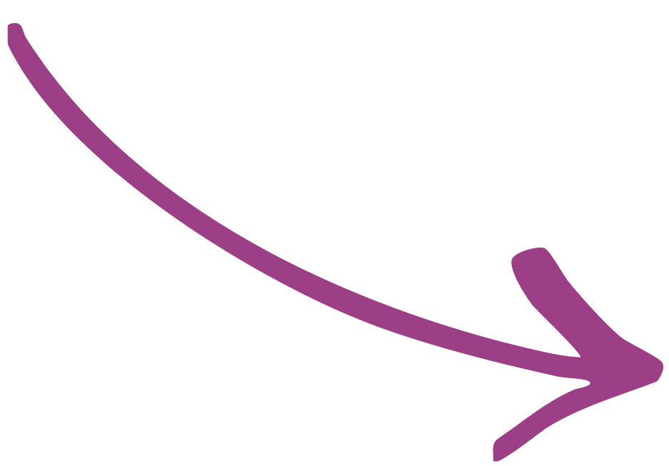 Large purple arrow pointing downward and to the right on a black background.