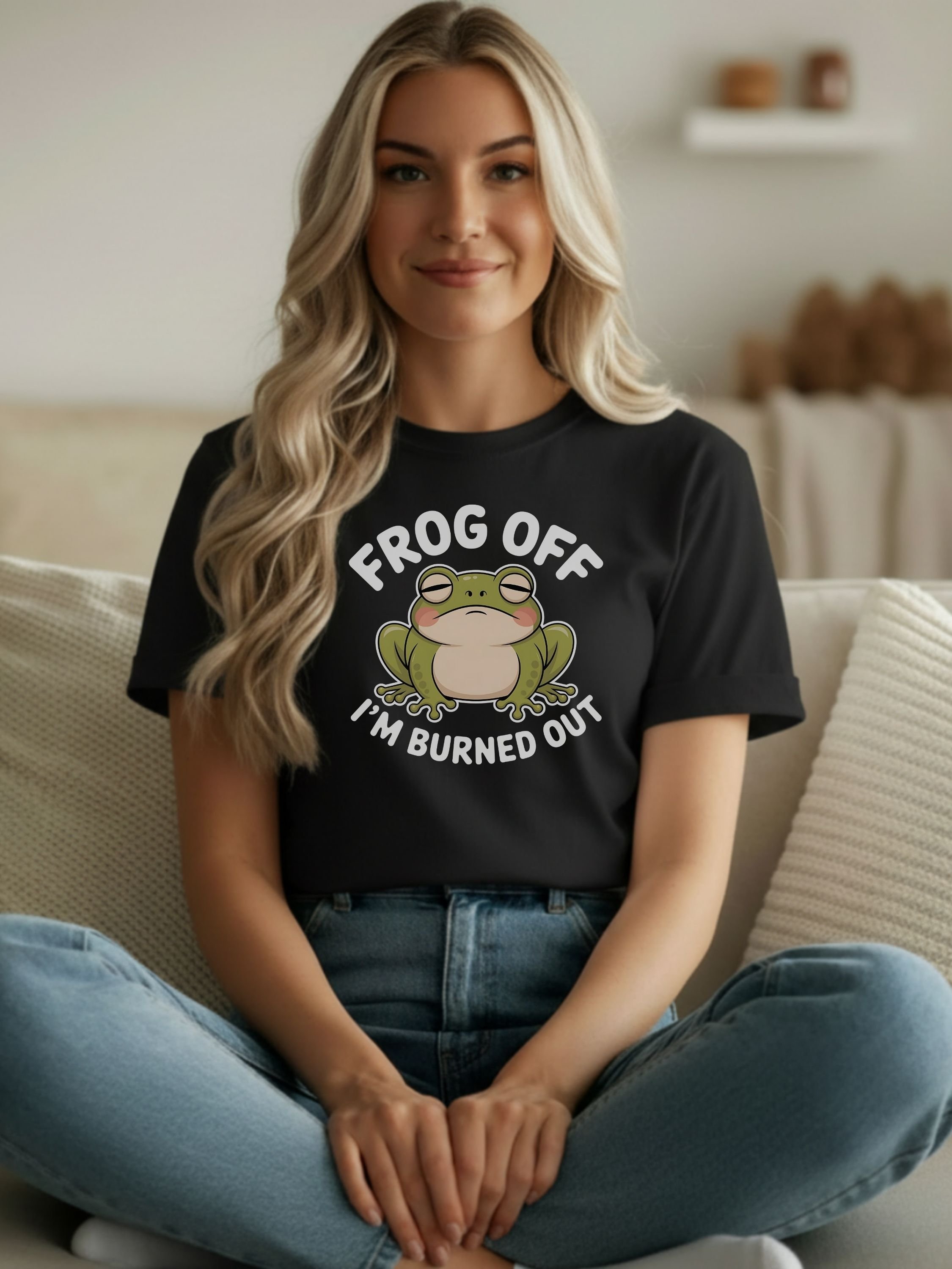 Frog Off I’m Burned Out Shirt