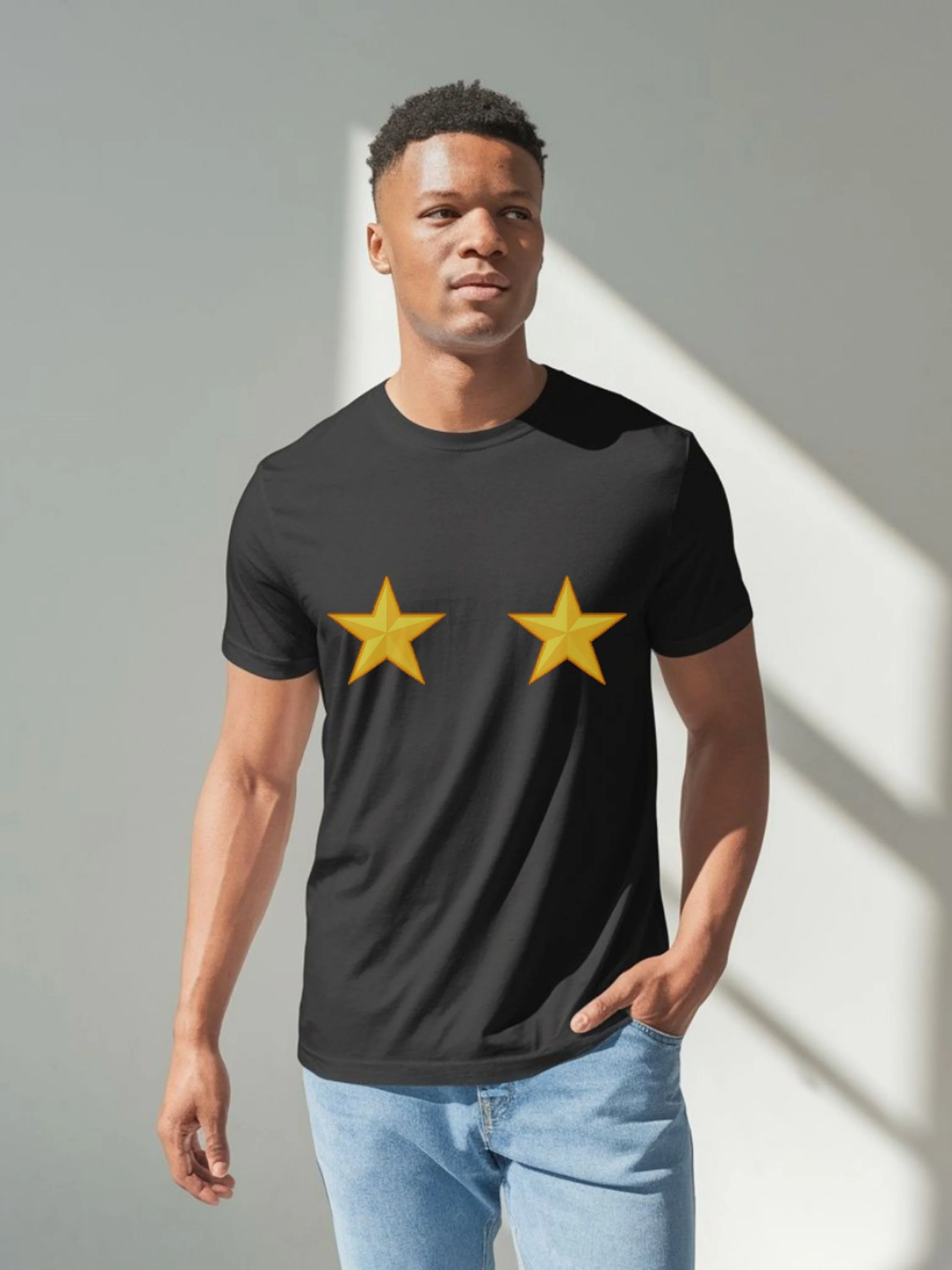 Wish on a Star – Pixel Star Pair Tee