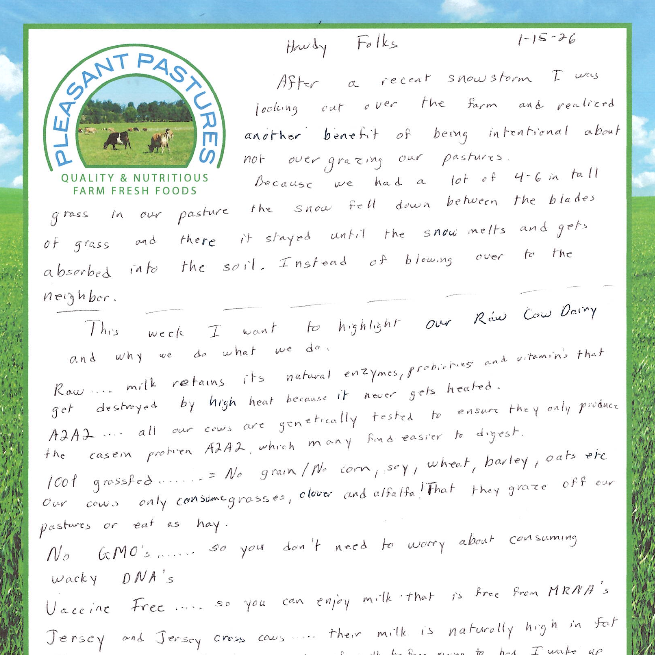 Why Raw Cow Dairy