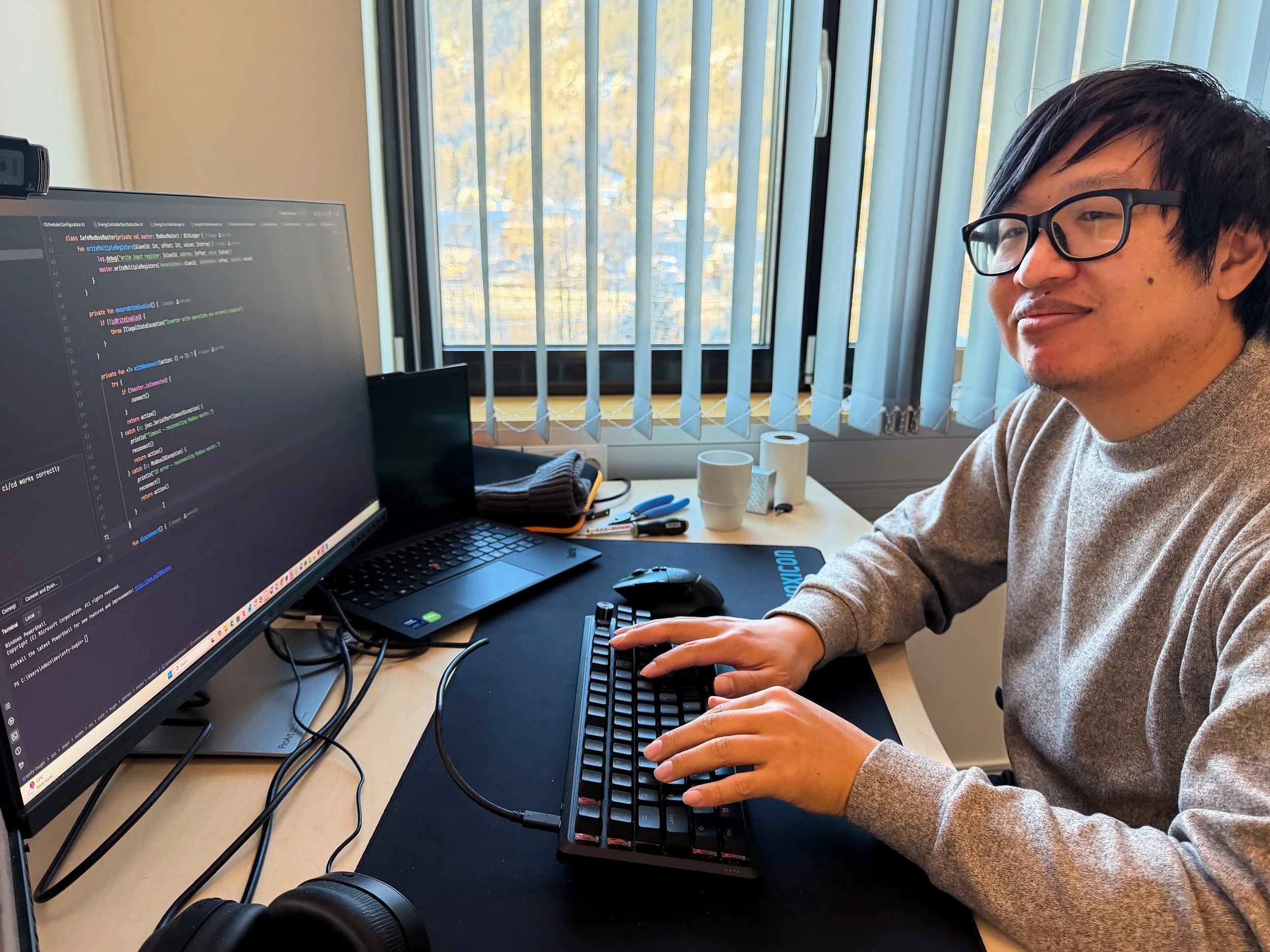 Kent i Enfy jobber med programvare for energistyring