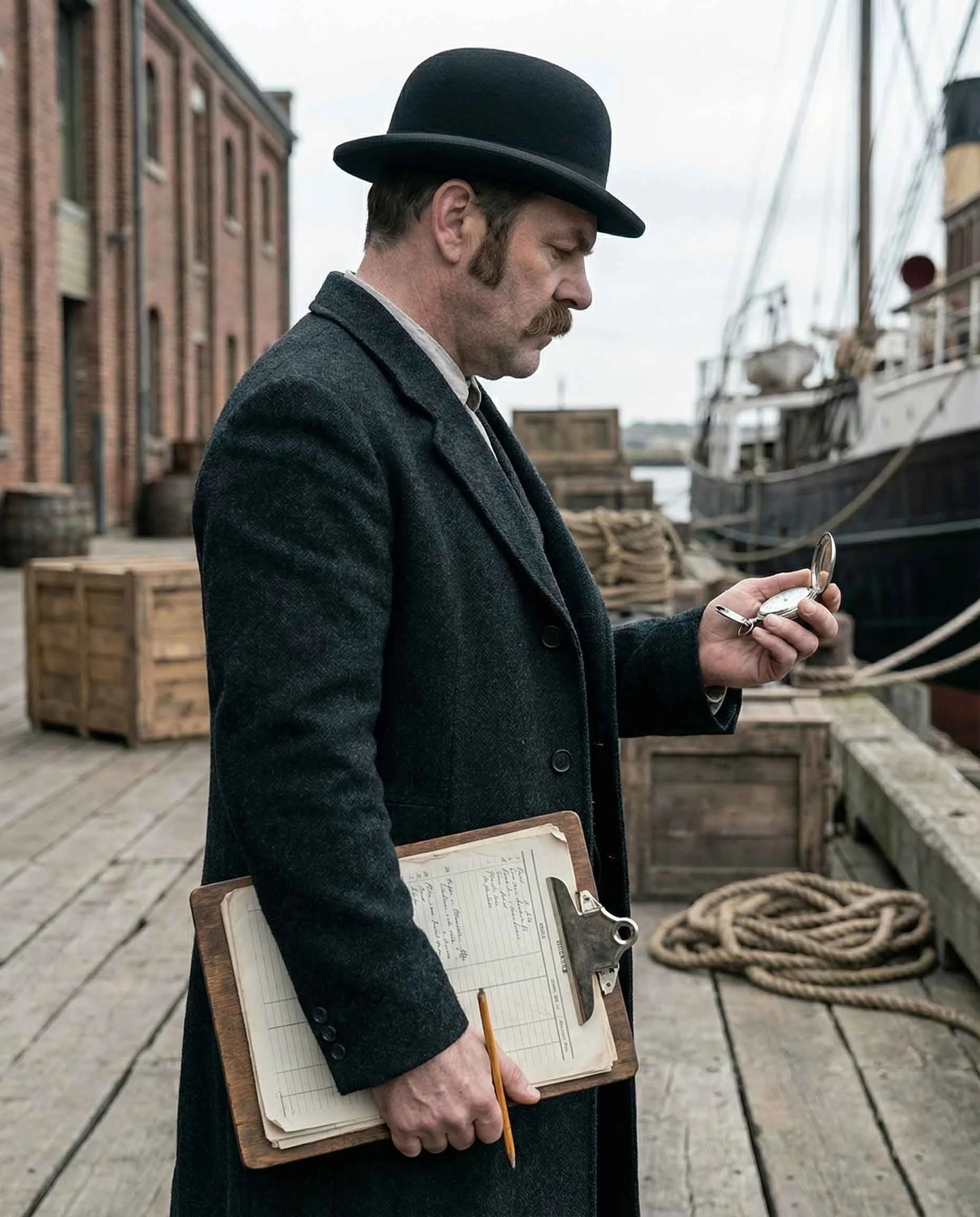 Theodore Linus Brimm checking time