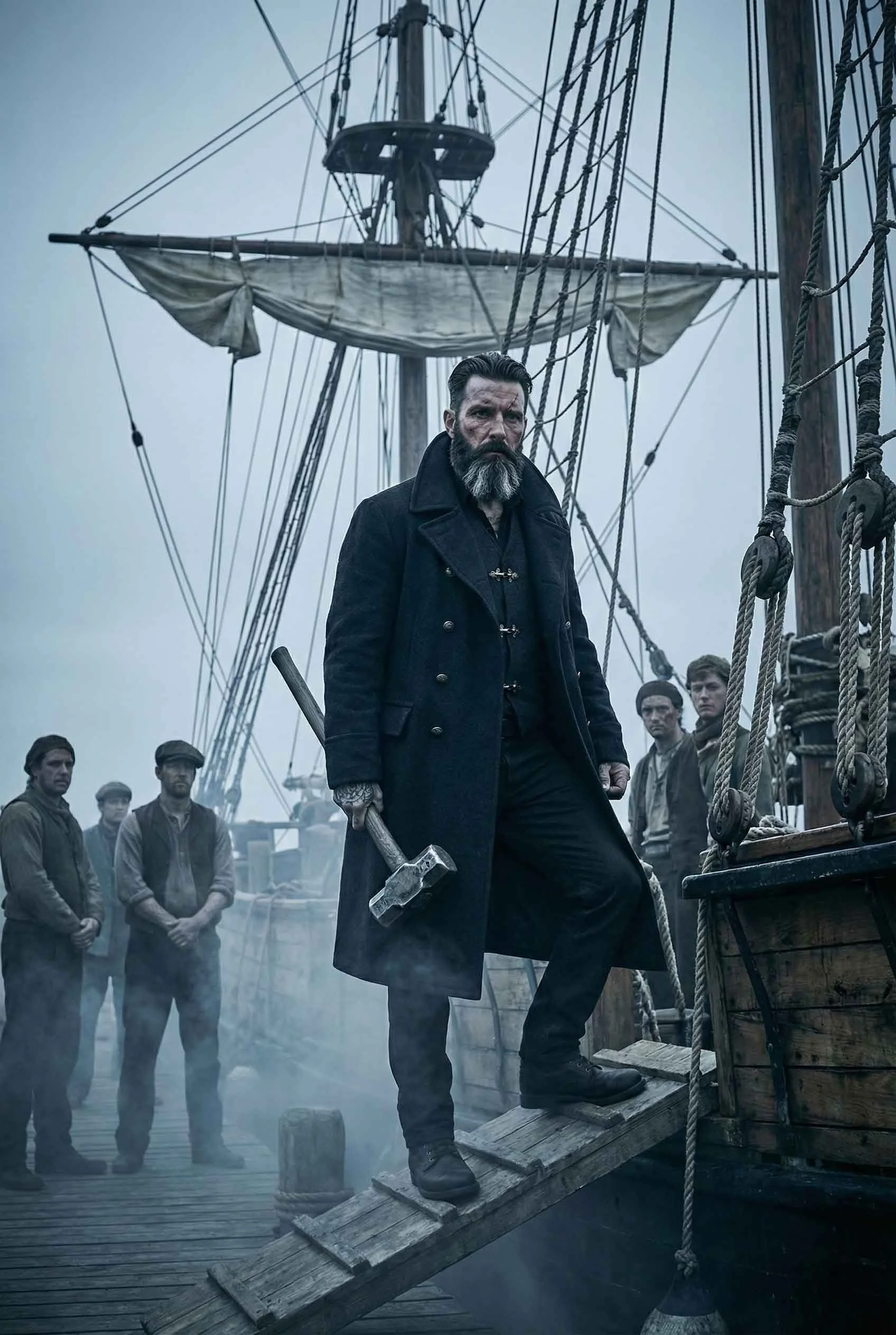 Ironbeard stepping off the Cargo Ship Eleanor