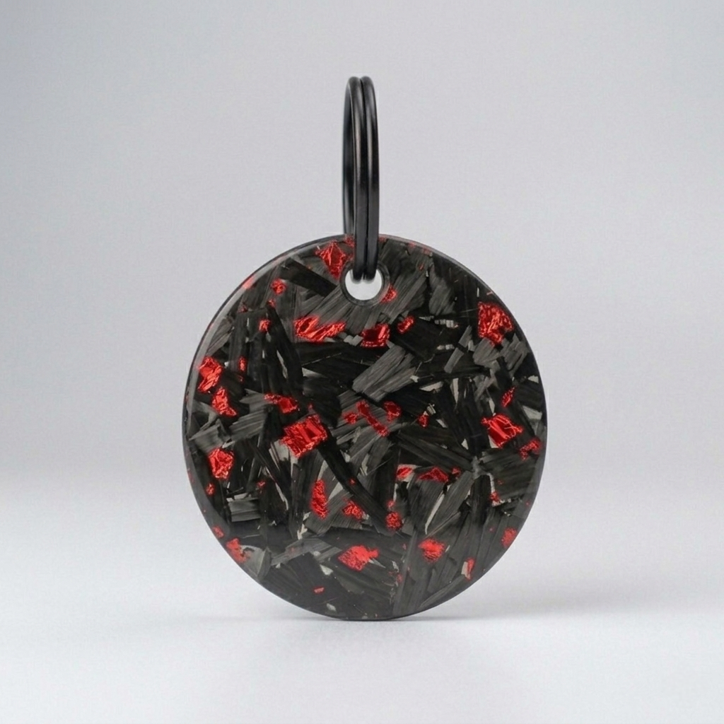 Forged Carbon Epoxy Keychains