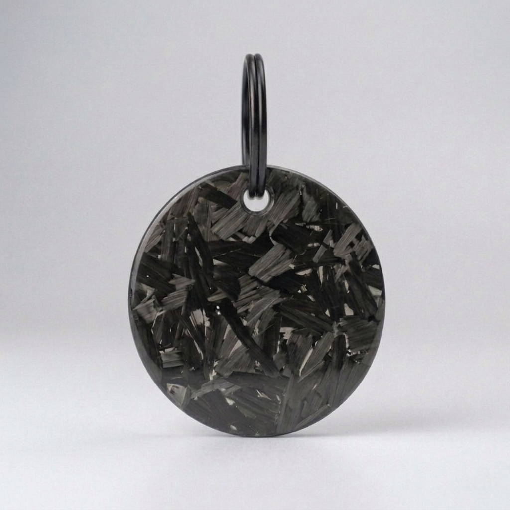 Forged Carbon Epoxy Keychains
