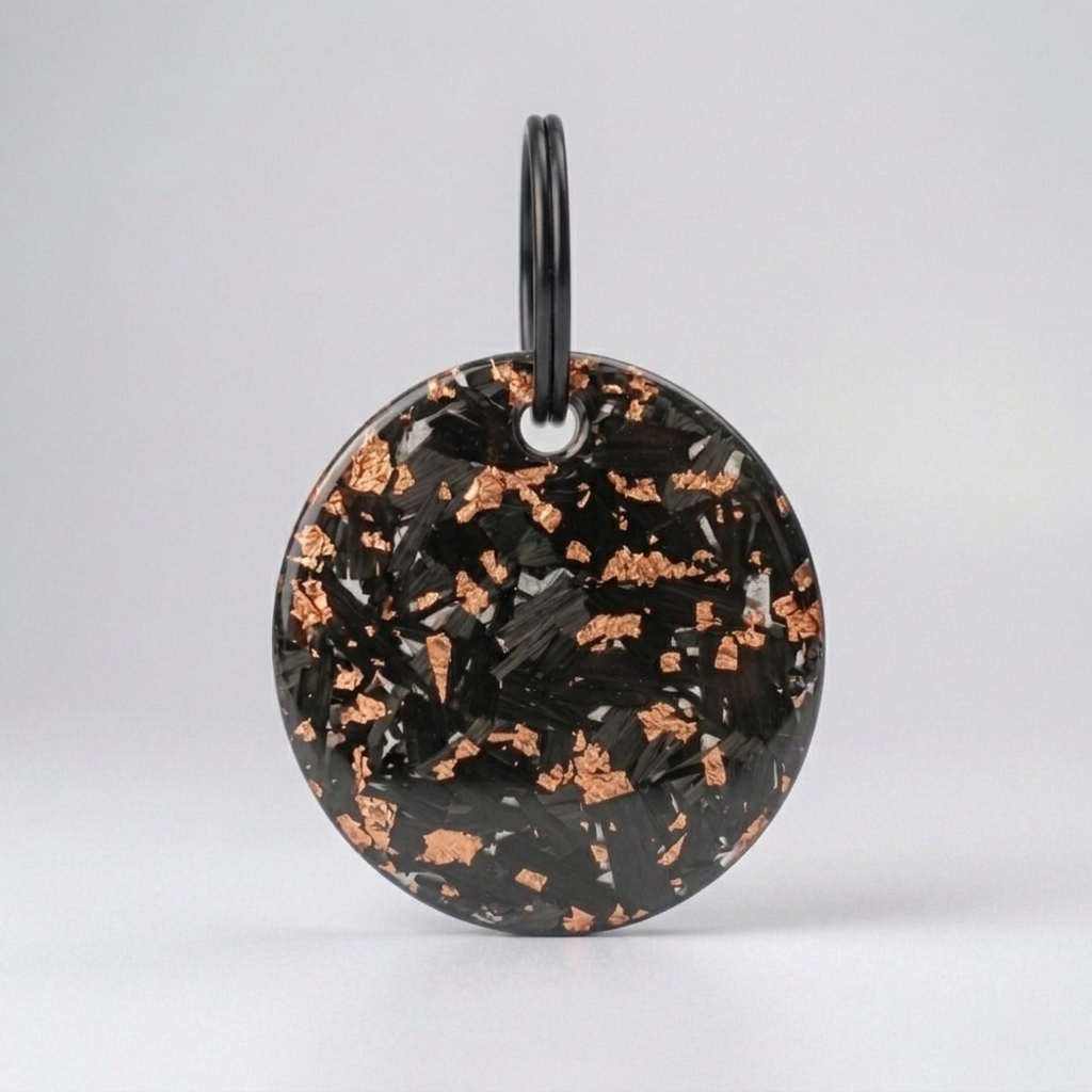 Forged Carbon Epoxy Keychains