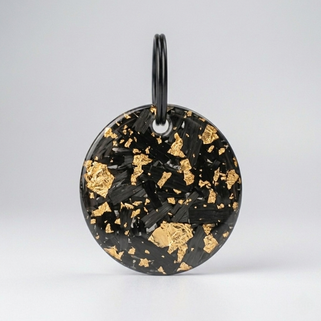 Forged Carbon Epoxy Keychains