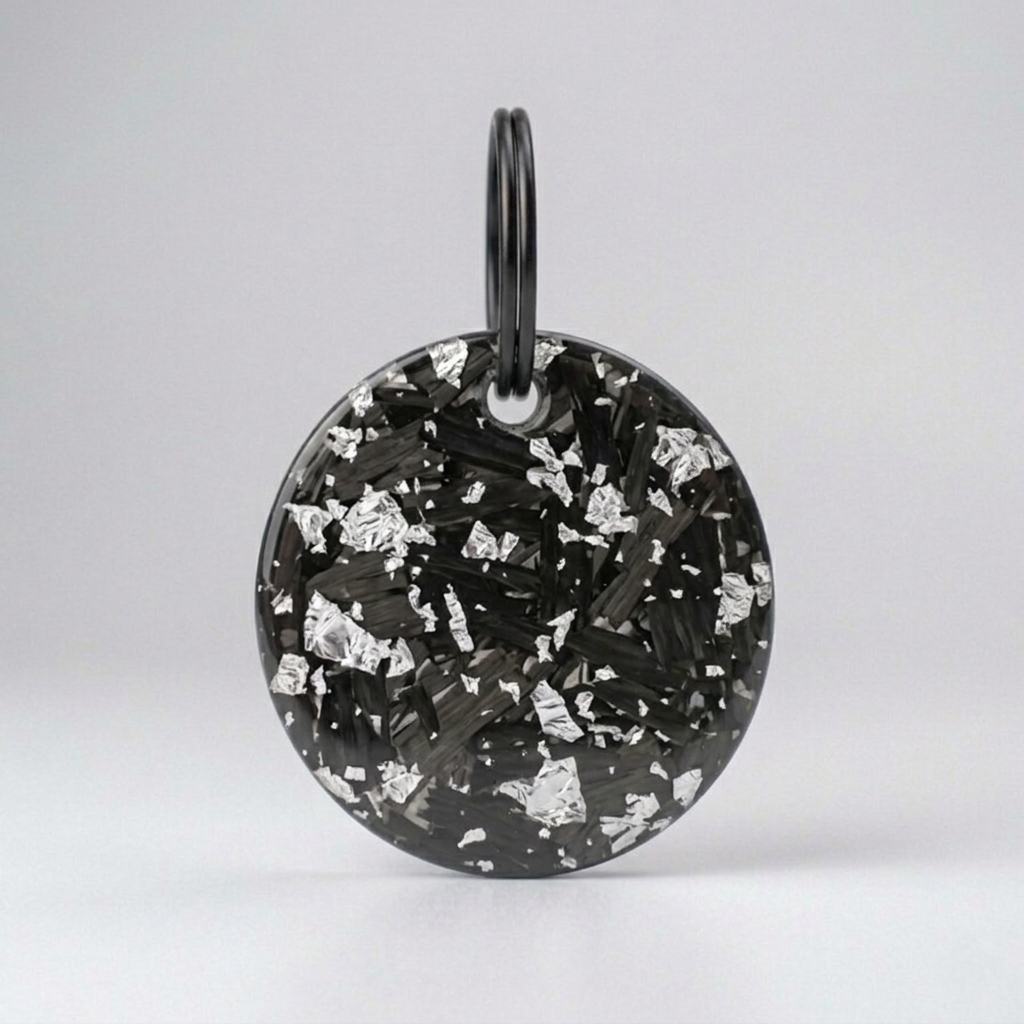 Forged Carbon Epoxy Keychains
