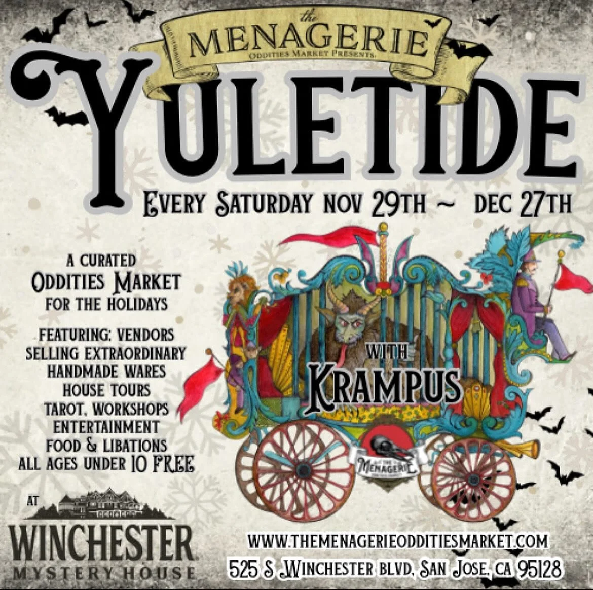 Last show of the year my friends! Come see me and pick up some last minute gifts for those special weirdos in your life.

I&rsquo;ll have some exclusive Jade Lantana Designs totes for sale too!

Be there or be disappointed! Don&rsquo;t fall prey to F