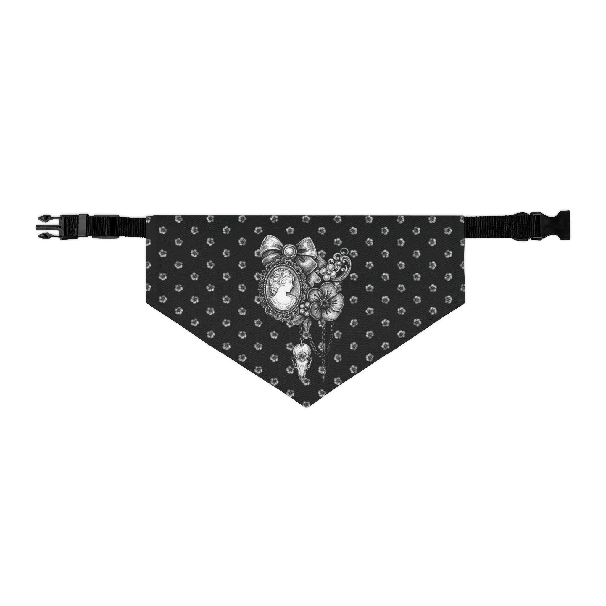 Cameo of Exquisite Strangeness (Floral) — Pet Bandana Collar