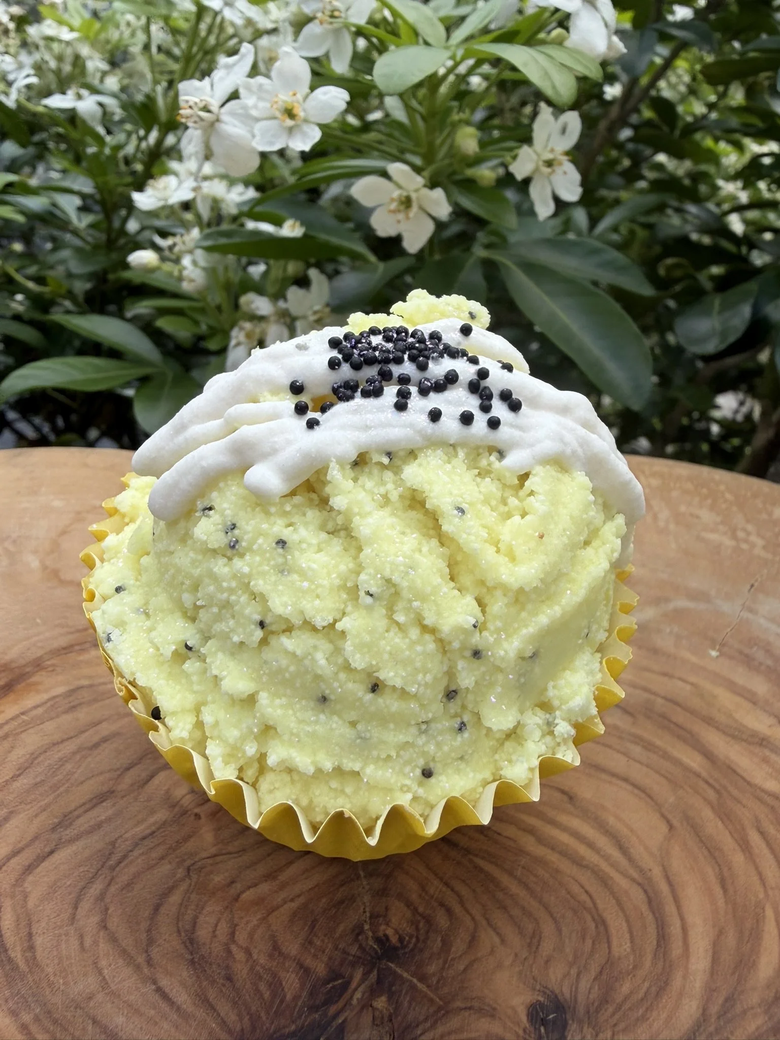 Lemon Poppyseed Cupcake Fizzing Bath Melt