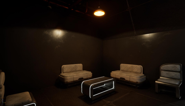 This is a lounge area for the crew.