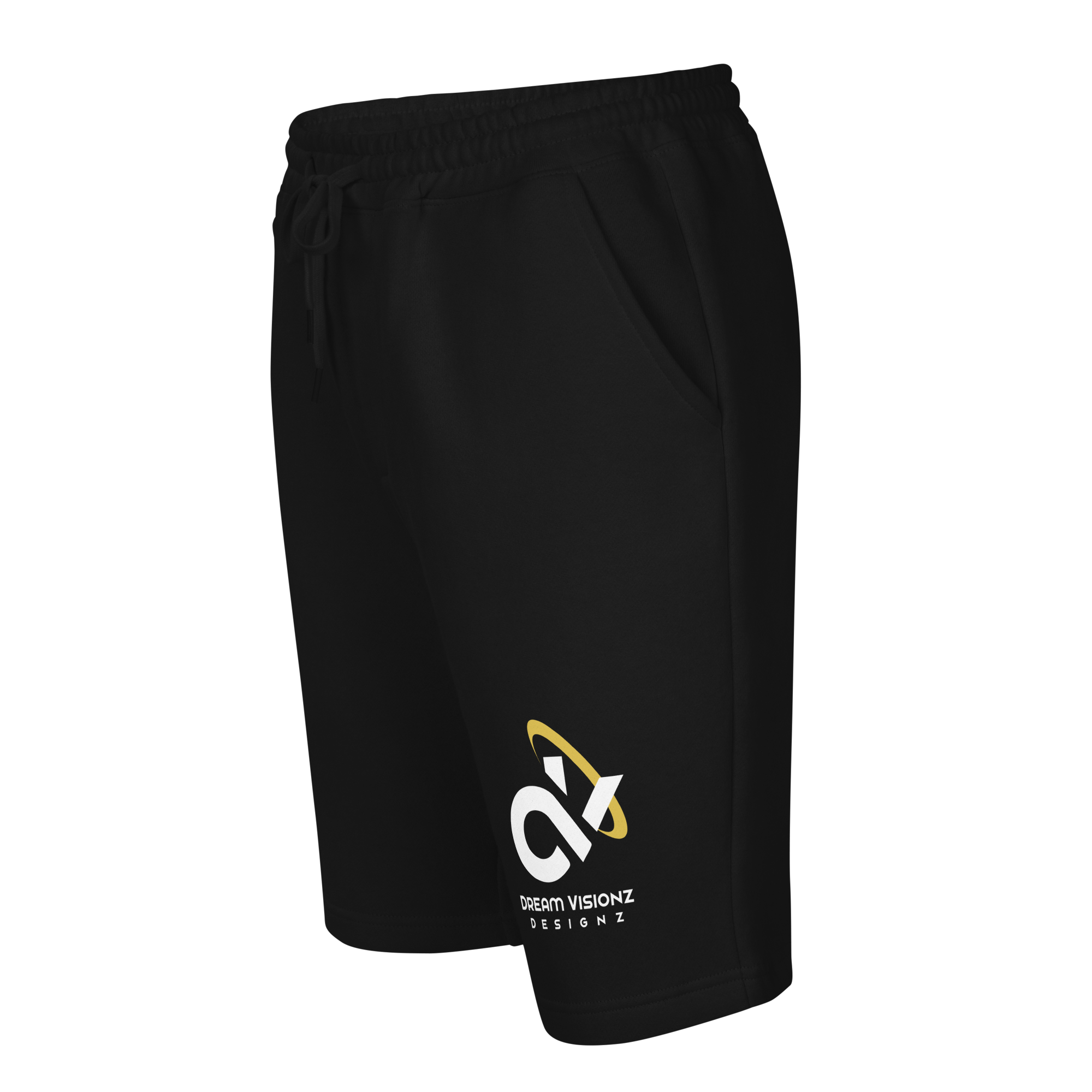 mens-fleece-shorts-black-left-front-6a6fcd94373c5.png