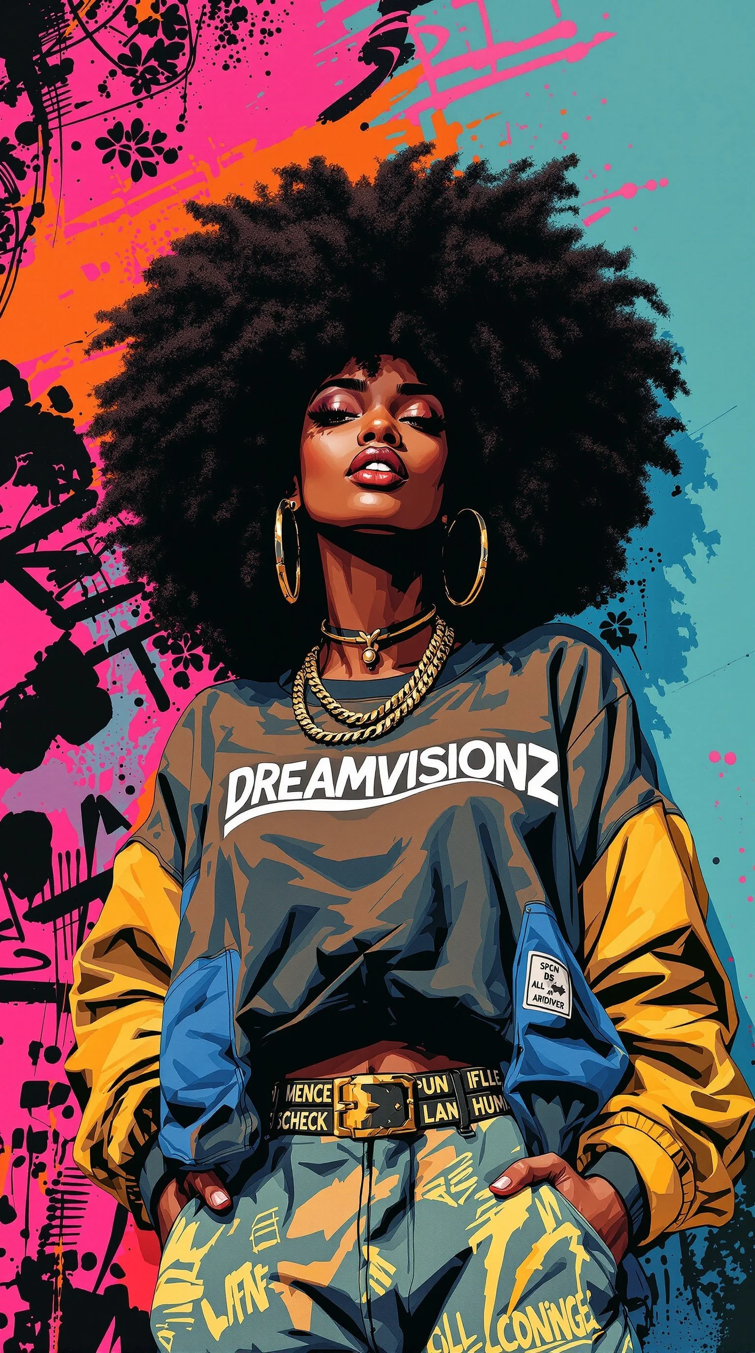 Urban Dreamscape Digital Art Print