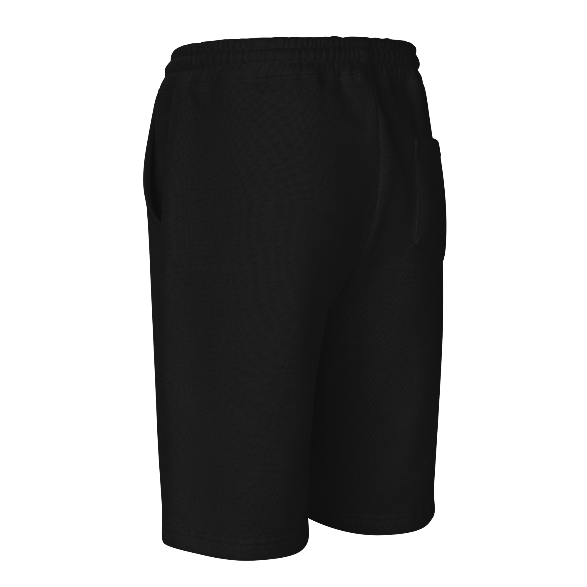 mens-fleece-shorts-black-left-back-6a6fcd943784e.png