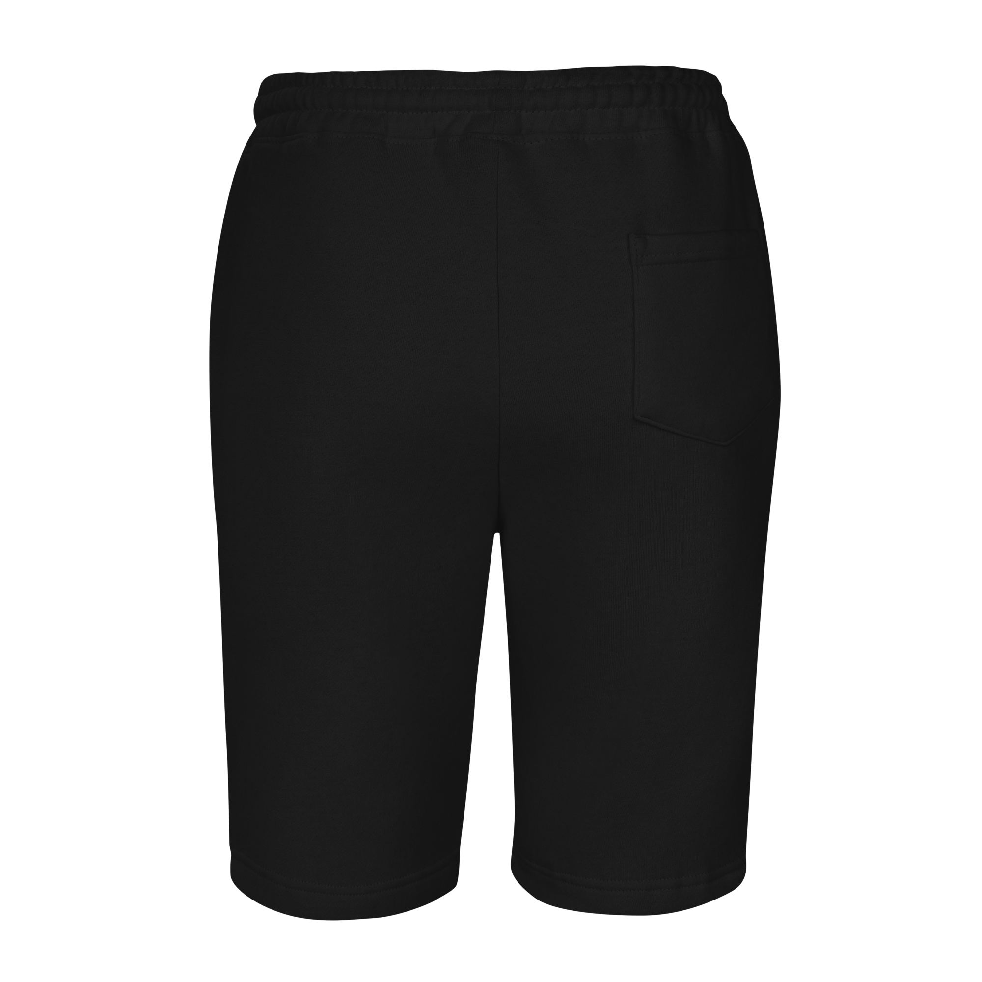 mens-fleece-shorts-black-back-6a6fcd94371e4.png