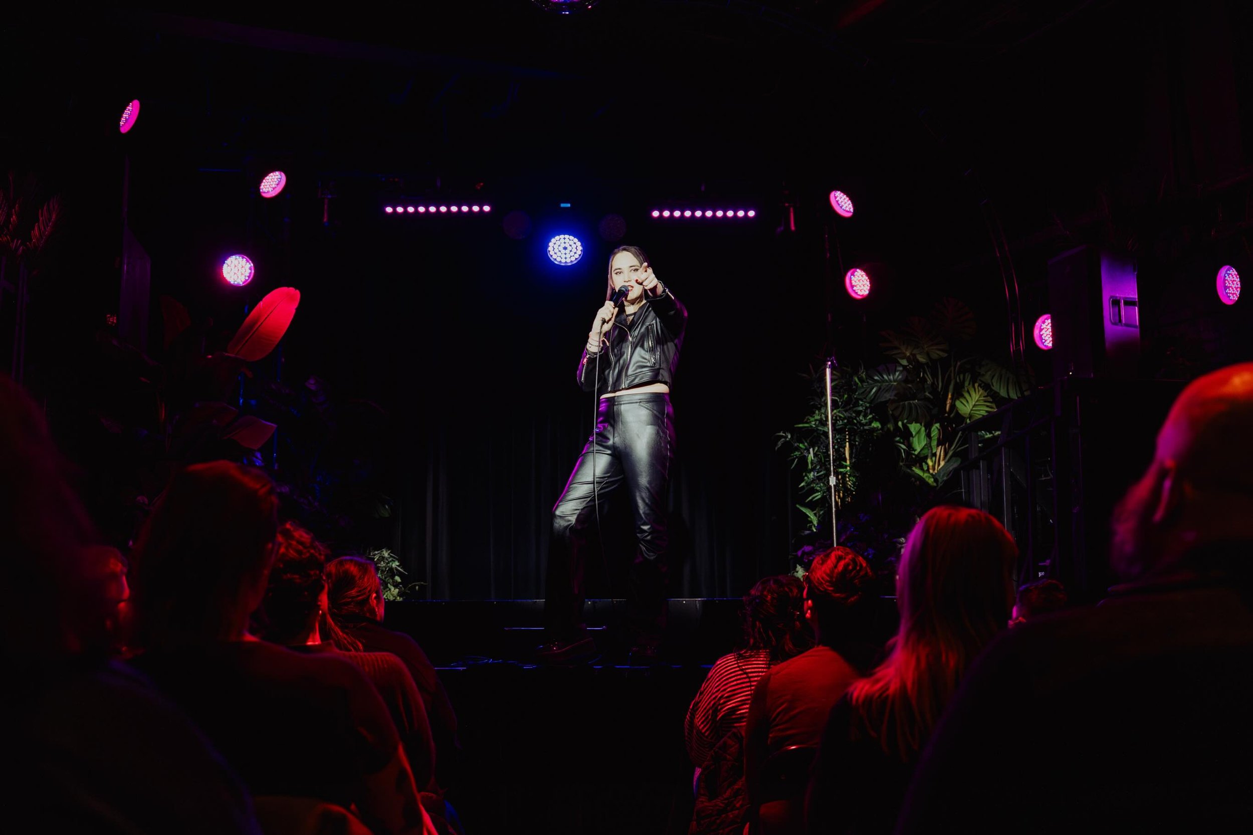 When Ky Sargeant (@itsanew_kay) joined the Vancouver comedy scene in 2023, few trans women were performing stand-up comedy, and she recounts that it never felt like a truly welcoming or open environment for trans women. Through monthly open mics, Ky 