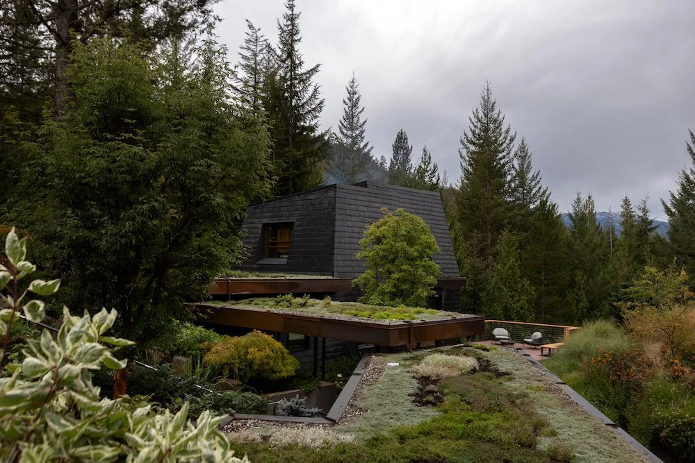 Dezeen | Bricault Design shapes house to "share a language with the surrounding peaks" in Canada