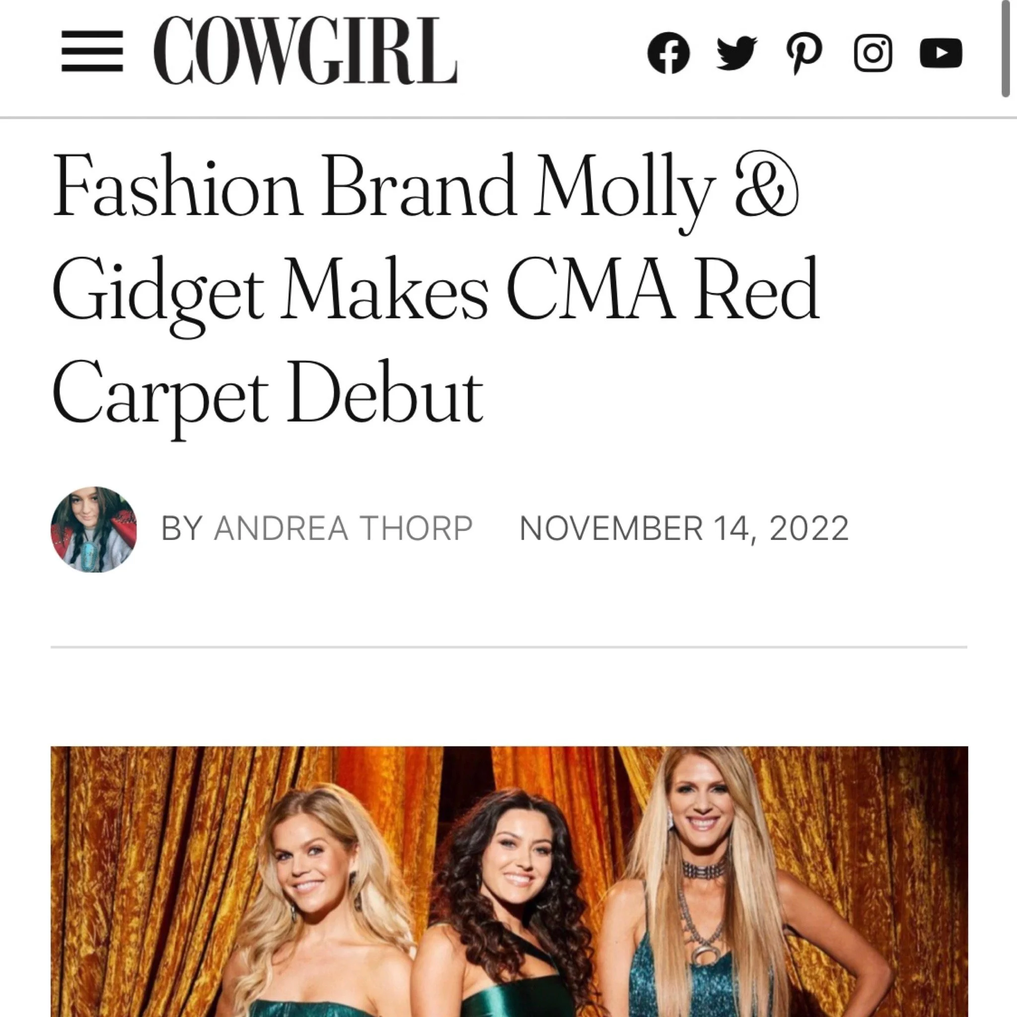 COWGIRL MAGAZINE: NOVEMBER 2023