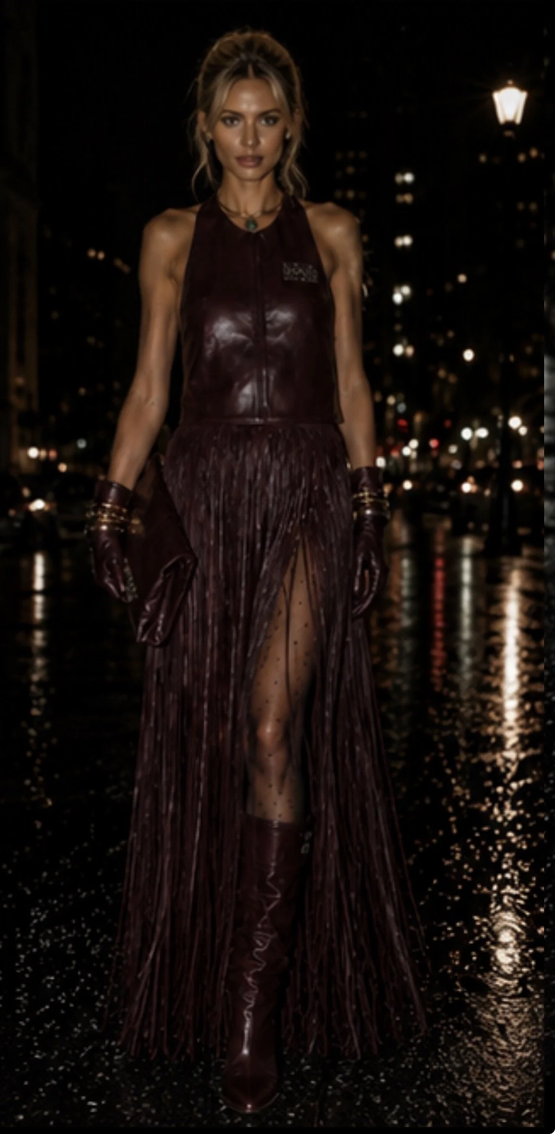 JANE LEATHER FRINGE DRESS
SIZING: Bust 34"; Waist 26"; Hips 35"
PRICE: $2000 (SALE PENDING)
