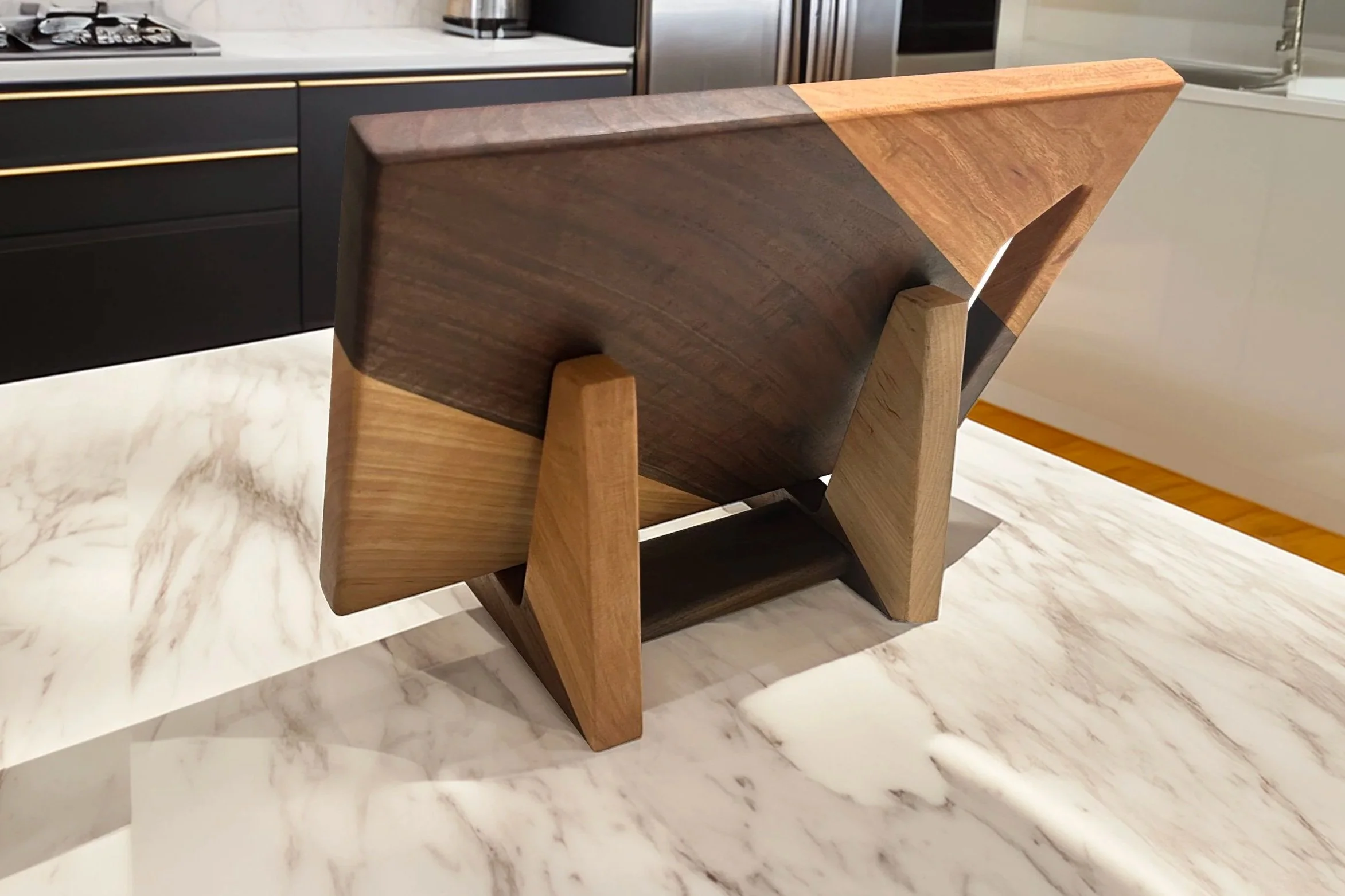 Walnut, Maple and Cherry Cutting Board