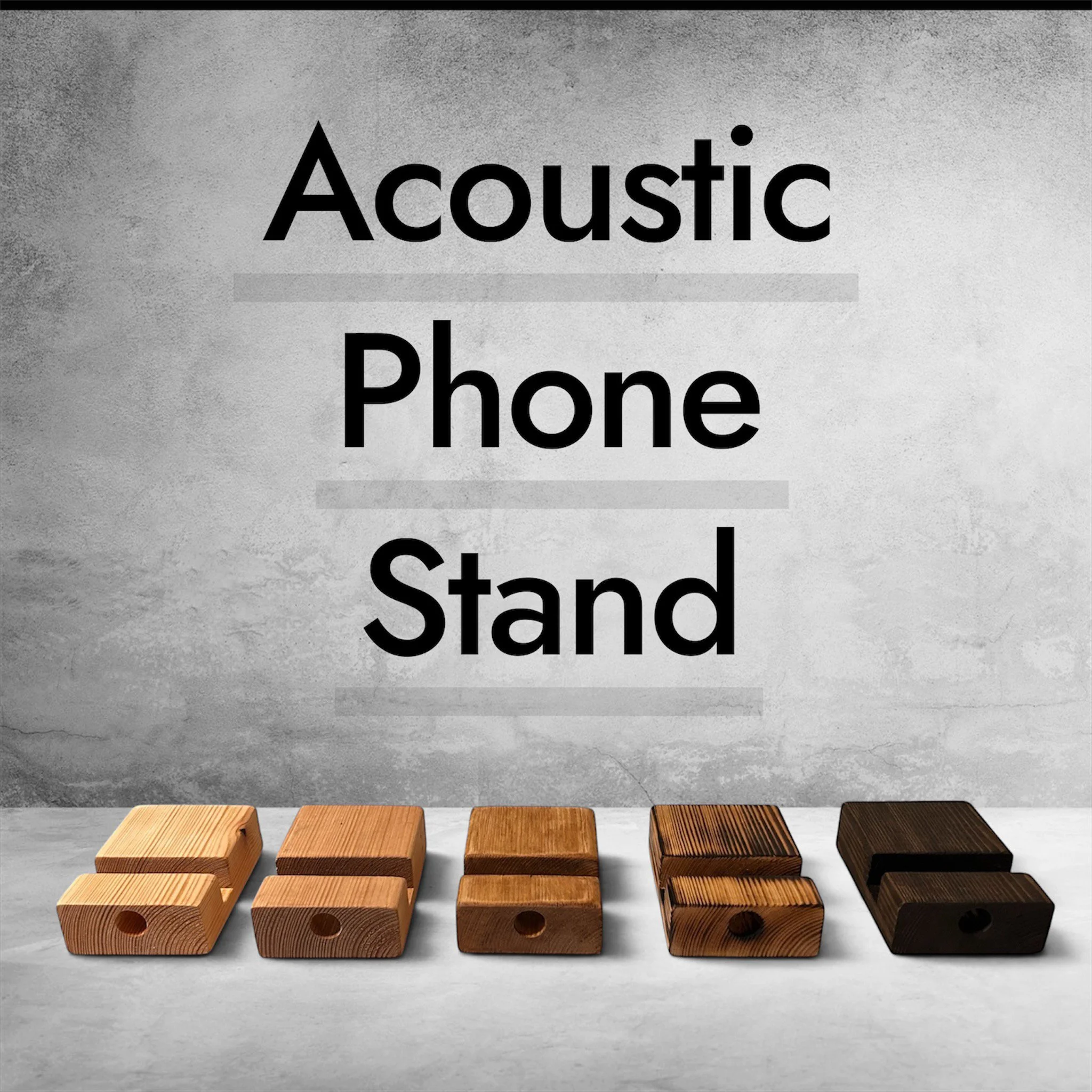 Acoustic Phone Stand