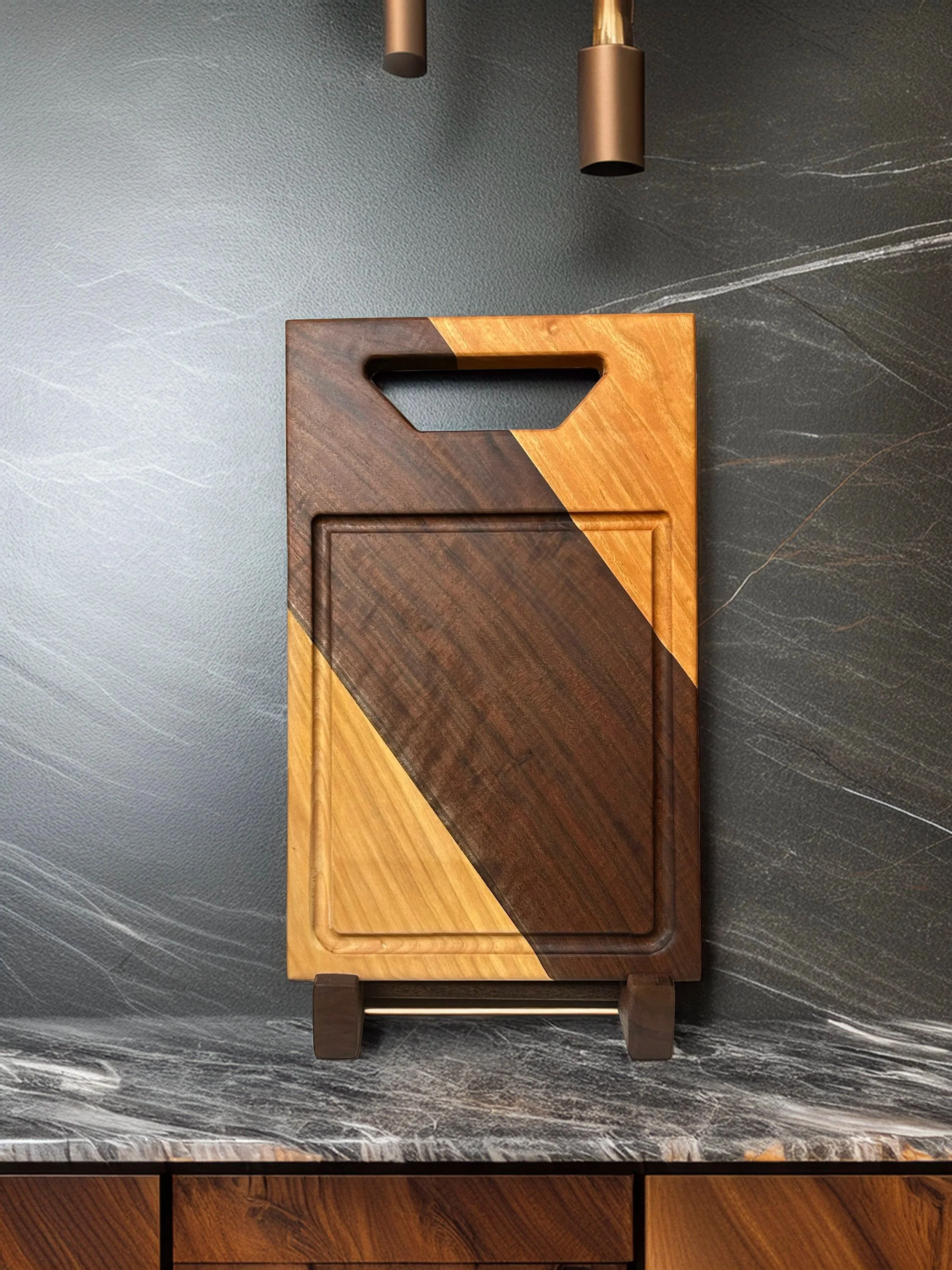 Cutting Board - Cherry, Walnut and Maple