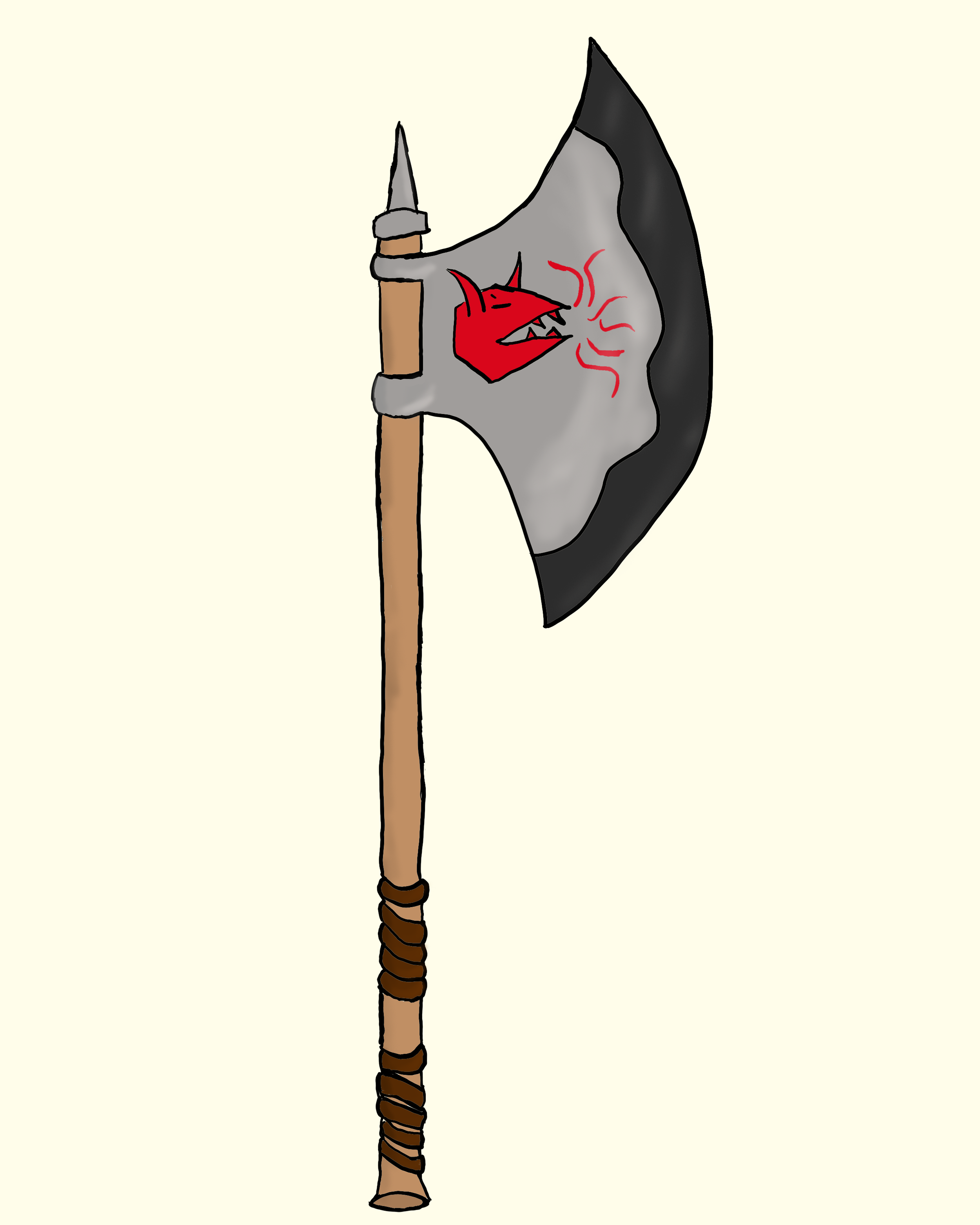 Gregg's +10 Keen Spiked Axe of Dragonslaying