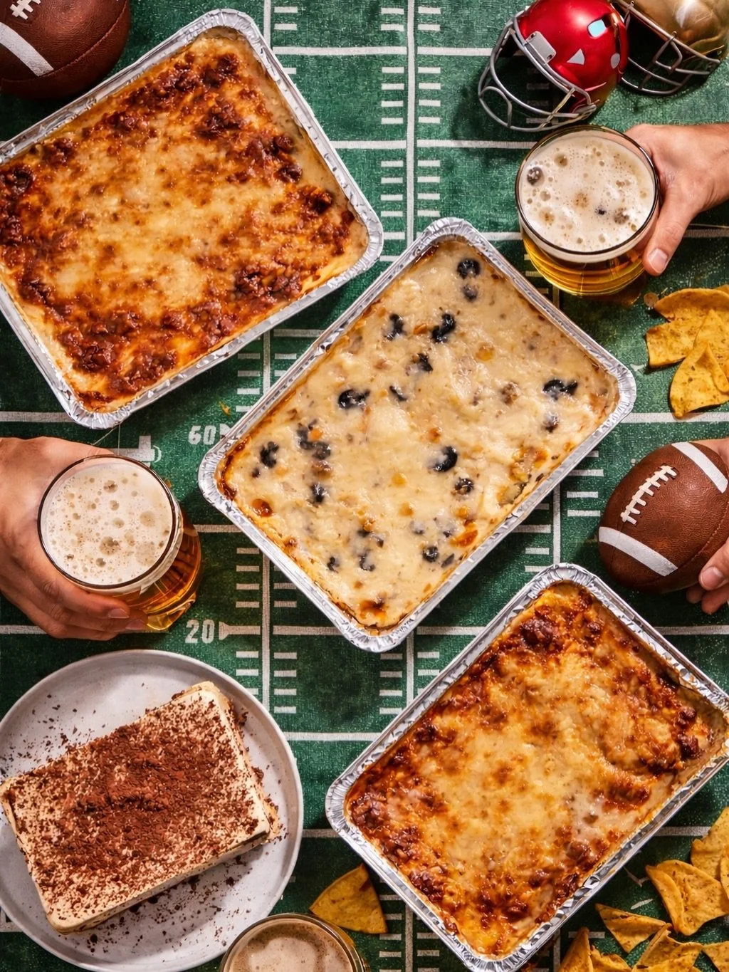 Super Bowl Sunday is almost here 🏈
Make it complete with @sipapa.3190 lasagna and tiramisu. You bring the game, we&rsquo;ll bring the food!