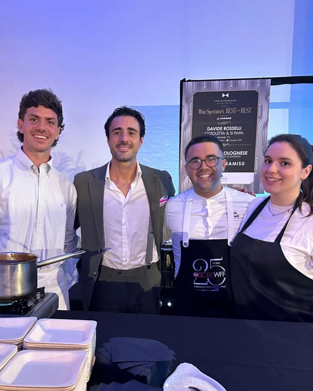 The 84 Magic Hospitality group had the honor of presenting our lasagna and tiramisu at @sobewff Best of the Best for their 25th anniversary at the Fontainebleau.

We&rsquo;re incredibly proud of our team and grateful to this city that continues to sh
