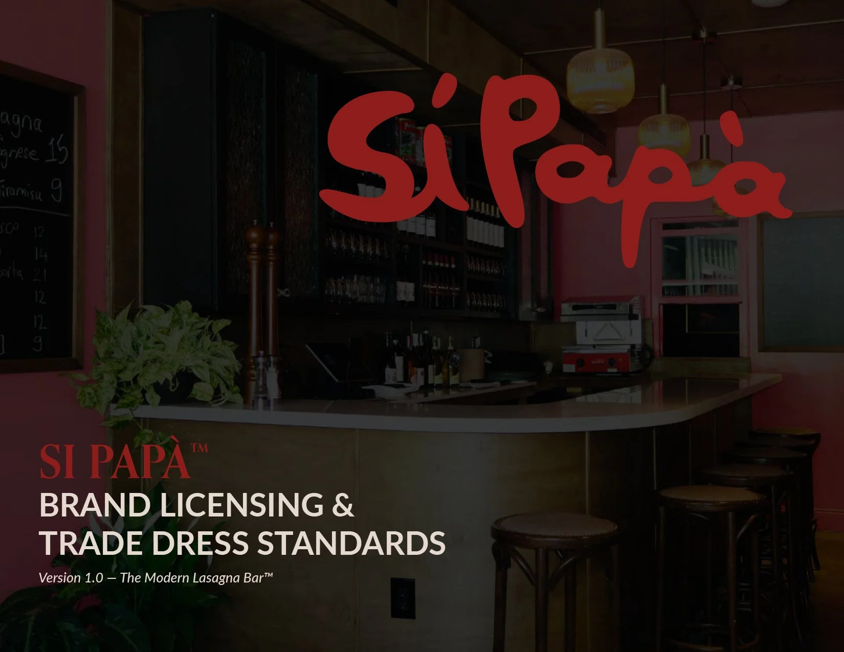 Si Papa Brand Guide Cover